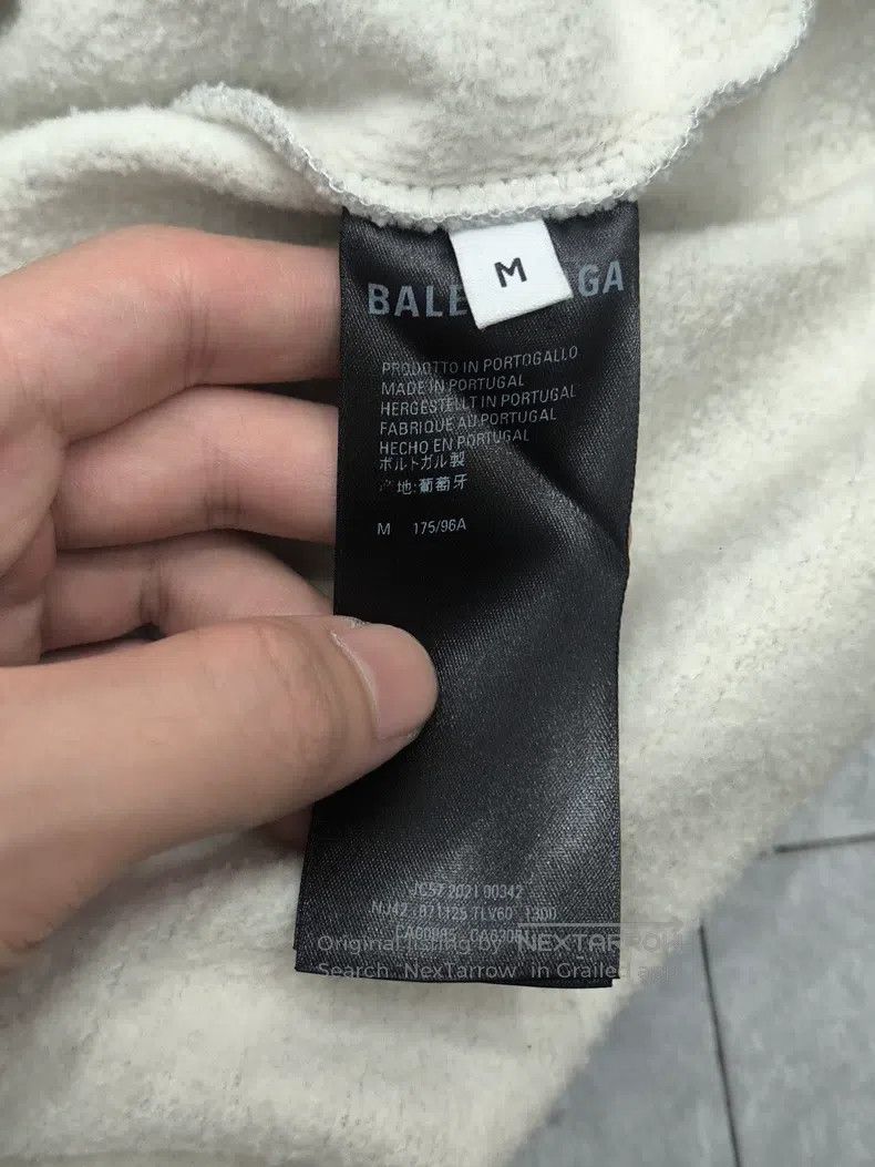 Balenciaga Balenciaga Logo embroidery loose long-sleeve sweatshirt Size US M / EU 48-50 / 2 - 7 Thumbnail