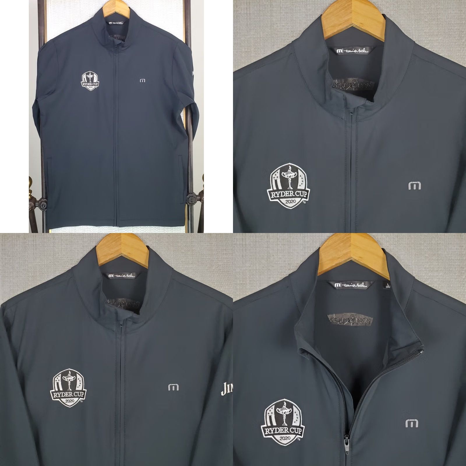 TravisMathew Travis Mathew Jacket Mens Full Zip Golf/Casual Black Large XS-.. Size US L / EU 52-54 / 3 - 9 Thumbnail