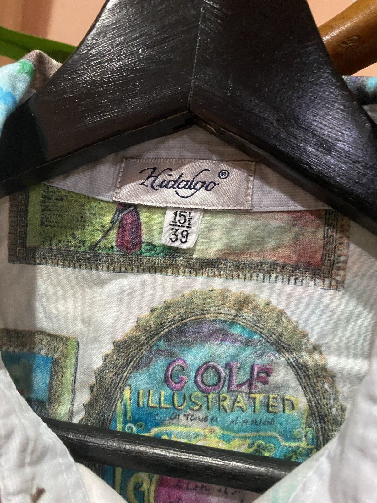 Vintage Hidalgo Golf Illustrated Print Shirt – All-Over Golf Graphic Size US M / EU 48-50 / 2 - 4 Thumbnail