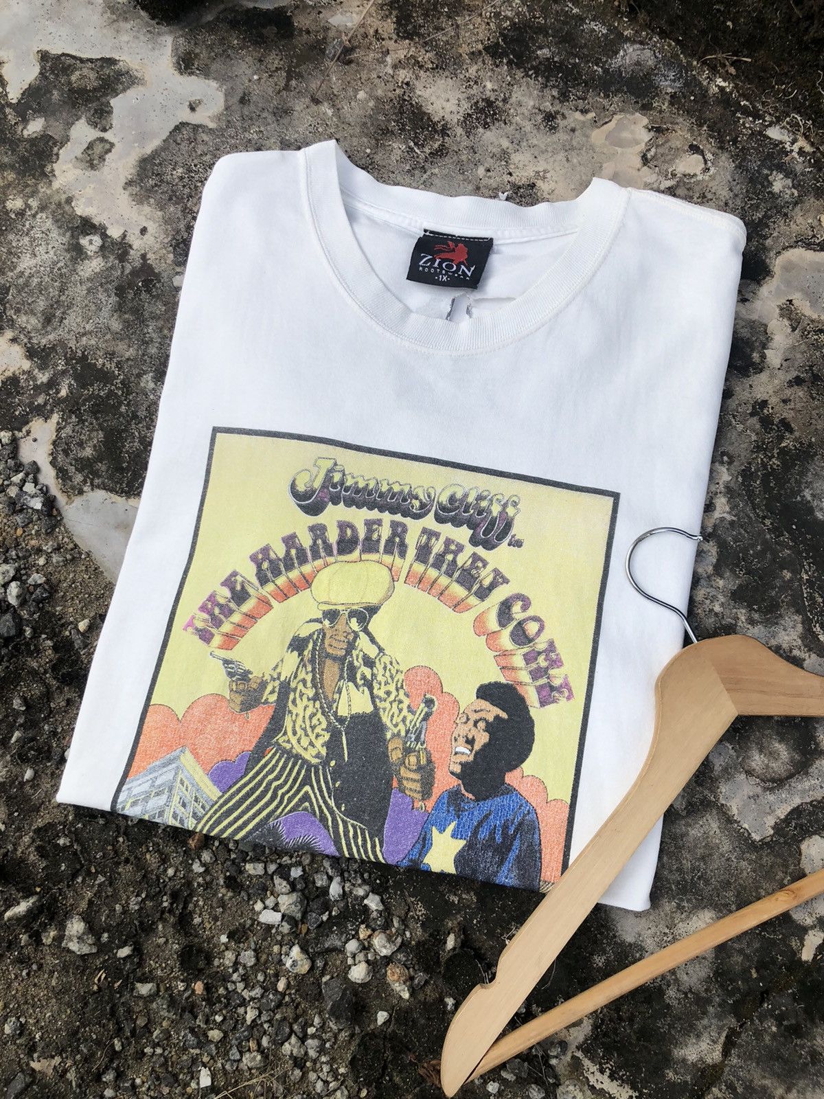 The Harder They Come Tシャツ ZION ROOTWEAR Vintage × Zion Rootswear 2004 Vintage Jimmy Cliff The Harder