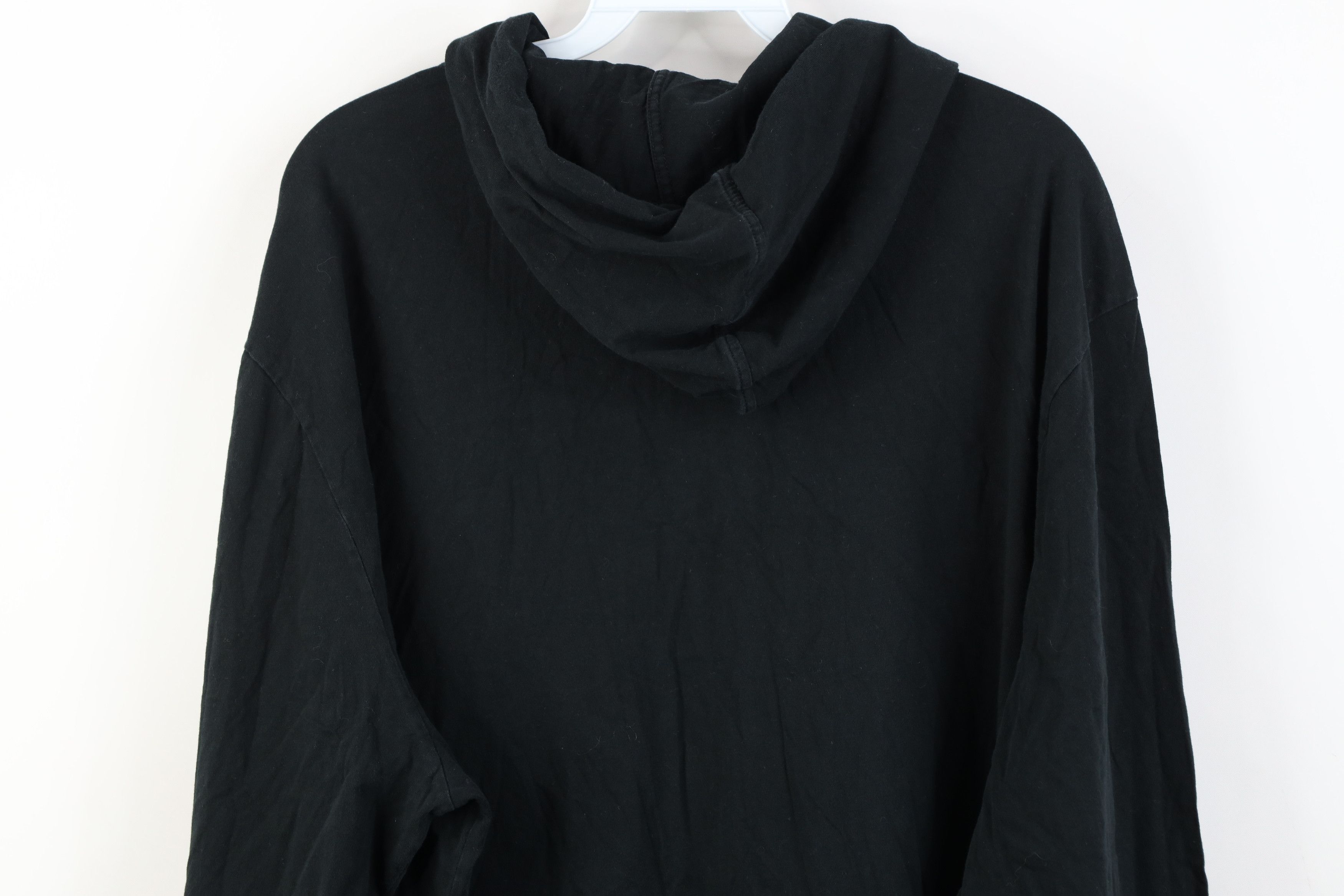 Lacoste Lacoste Croc Logo Hooded Hoodie Long Sleeve T-Shirt Black Size US XXL / EU 58 / 5 - 14 Thumbnail