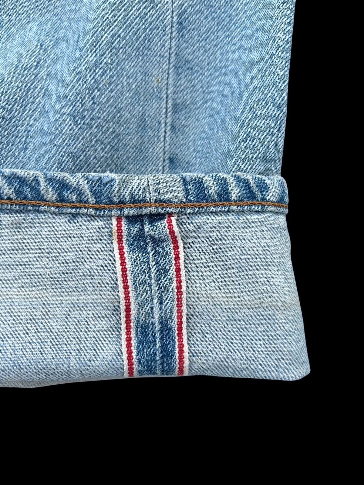 Kapital Vintage Edwin 505X Selvedge Distressed Baggy Denim Jeans Size US 32 / EU 48 - 3 Thumbnail