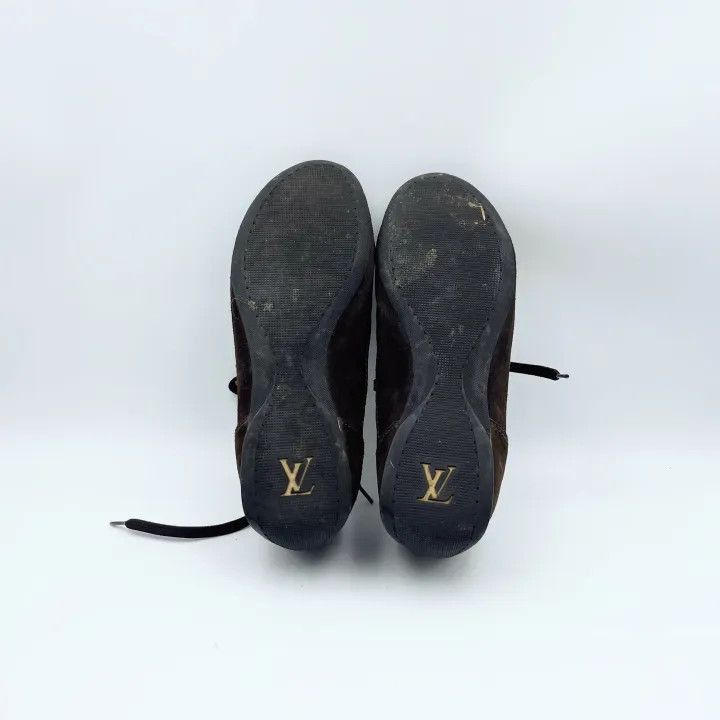 Other Louis Vuitton Stylish Brown Leather Sneakers -2508 Size US 8.5 / EU 41-42 - 4 Thumbnail