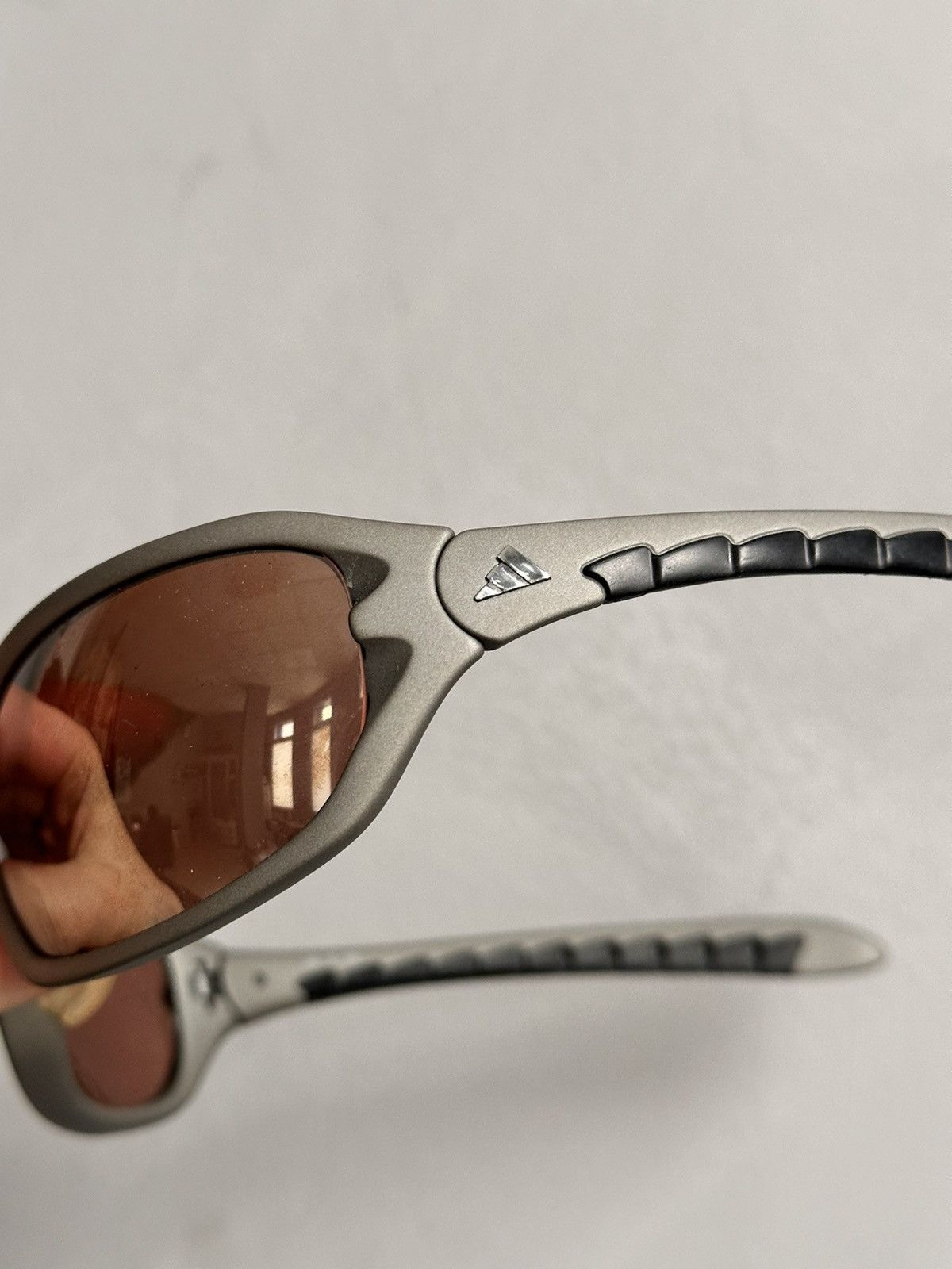 Adidas Wow 😻 Adidas Vintage Sun Glasses Oakley Style Gore Outdoor Size ONE SIZE - 8 Thumbnail