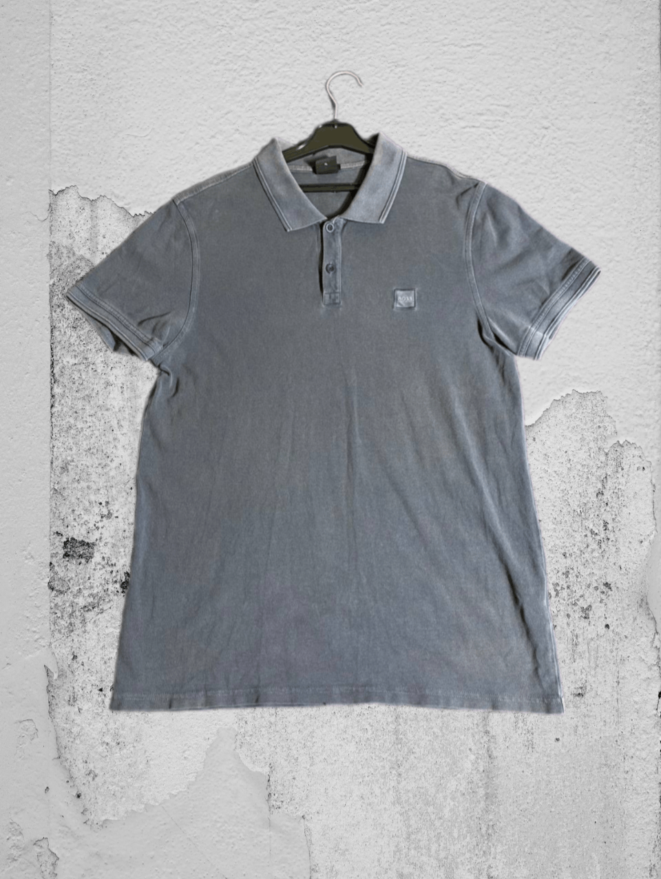 Hugo Boss × Vintage Hugo Boss tee grey big logo Size US XL / EU 56 / 4 - 1 Thumbnail