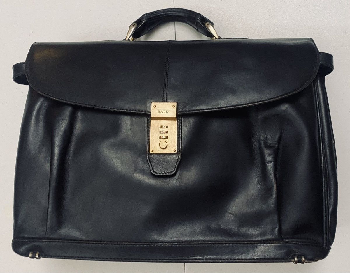 Bally Bally of Switzerland Presidential Black Leather Briefcase Size ONE SIZE - 1 Thumbnail