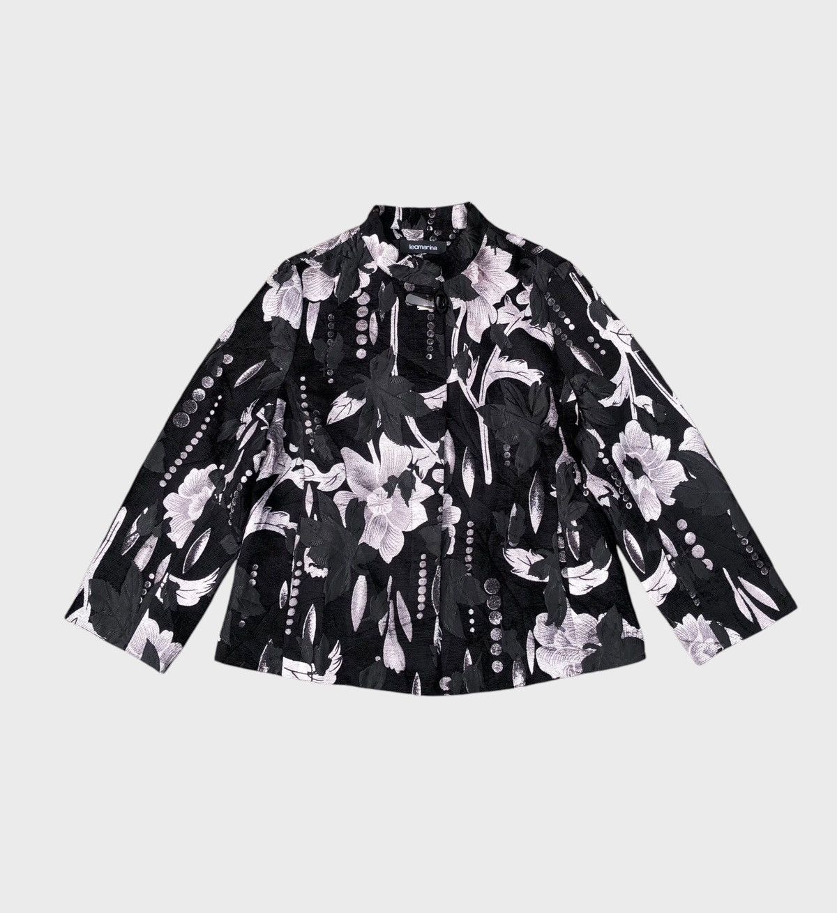 Japanese Brand × Vintage Vintage Leomarina Flower Motif Jacket Size M / US 6-8 / IT 42-44 - 1 Thumbnail