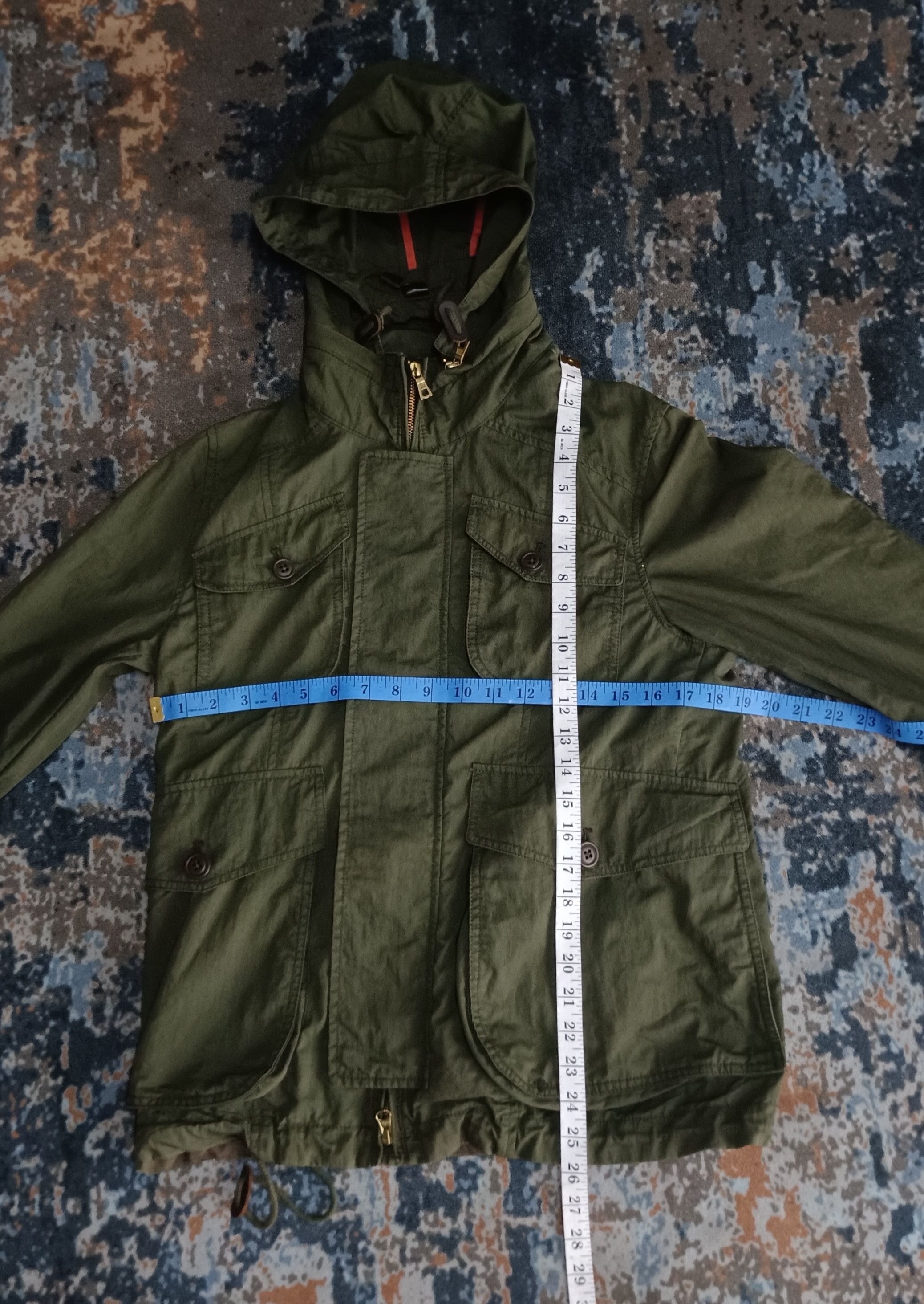 SHIPS Ships Japan Multipocket Tactical Cargo Hoodie Jacket Size US M / EU 48-50 / 2 - 17 Thumbnail