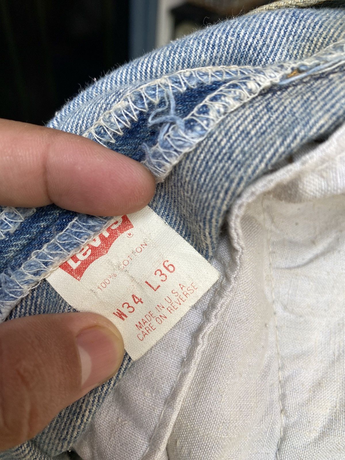 Levi's Vintage Clothing W34x33 Vintage levi's 501xx dirt made in USA Size US 34 / EU 50 - 4 Thumbnail