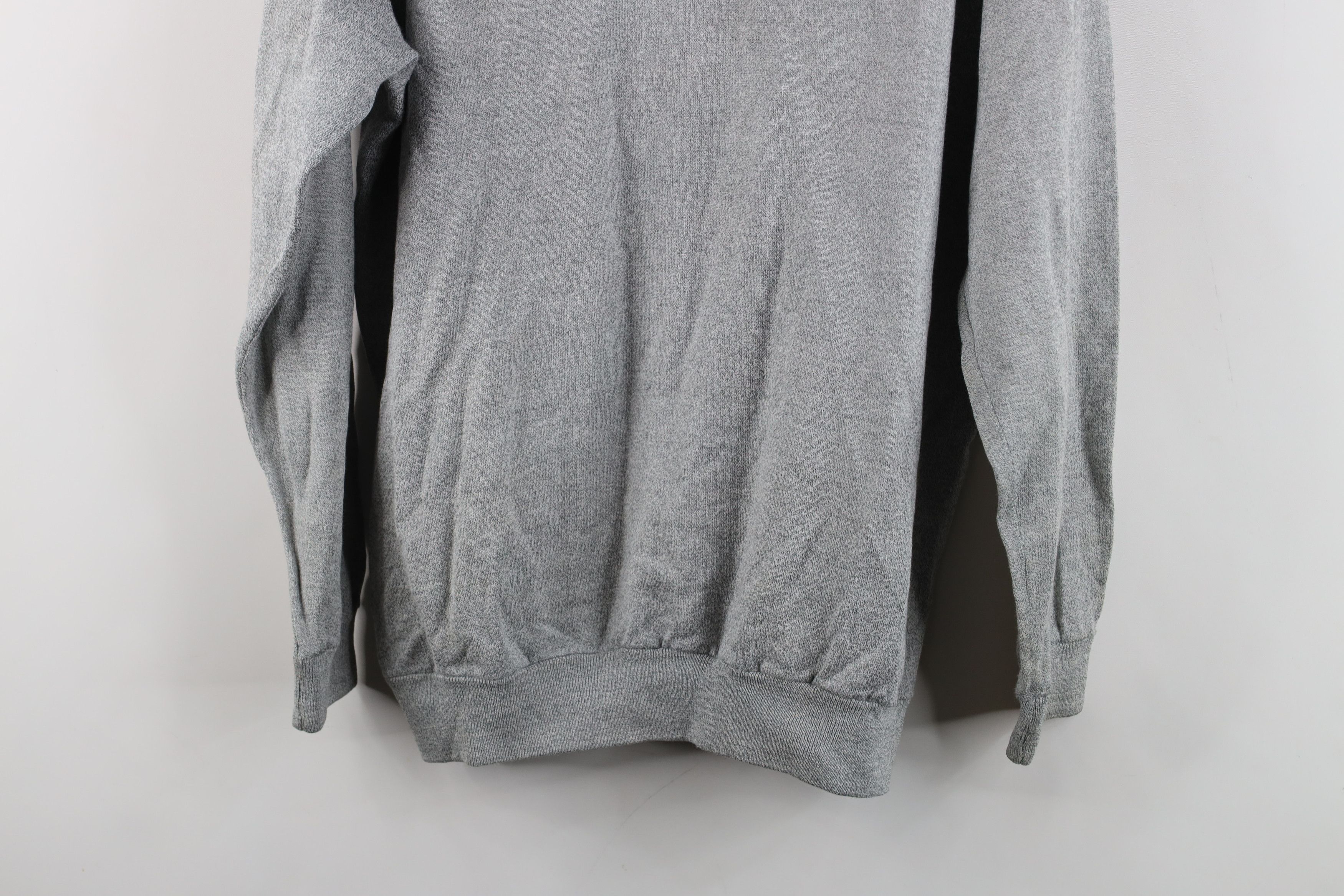 Speedo Vintage 70s Speedo Striped Hoodie Sweatshirt Heather Gray Size US M / EU 48-50 / 2 - 16 Thumbnail