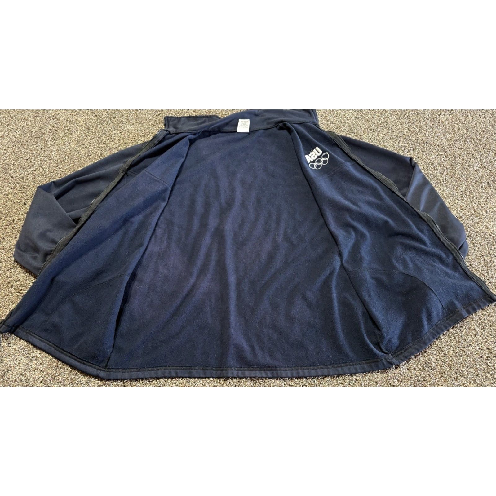 Vintage VINTAGE Olympic USA Mens Jacket XL Full Zip Windbreaker Blue Embroidered (Sportwear) Size US XL / EU 56 / 4 - 2 Thumbnail