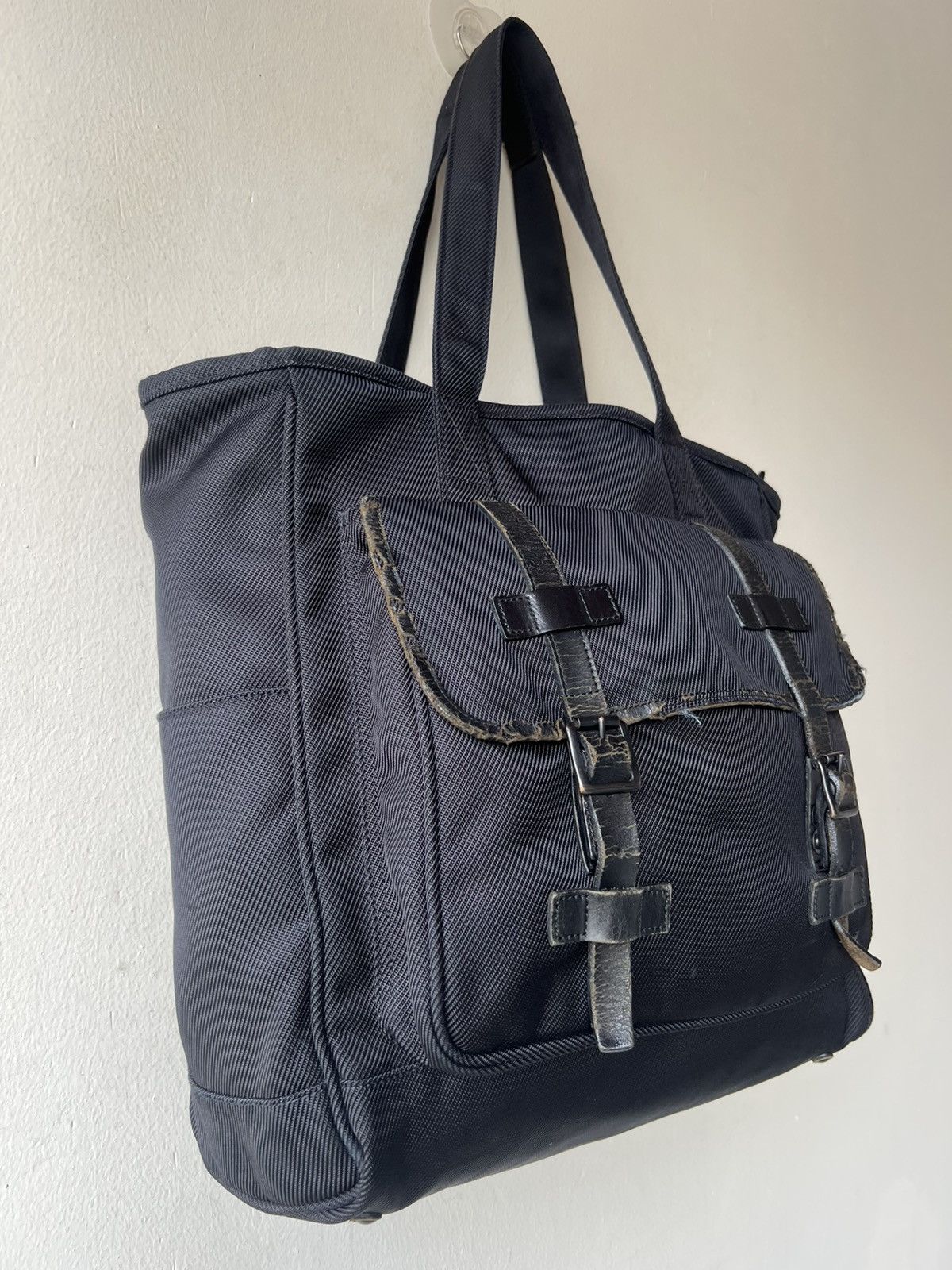 Porter Distressed Porter Yoshida Waxed Military Style Tote Bag Size ONE SIZE - 19 Thumbnail
