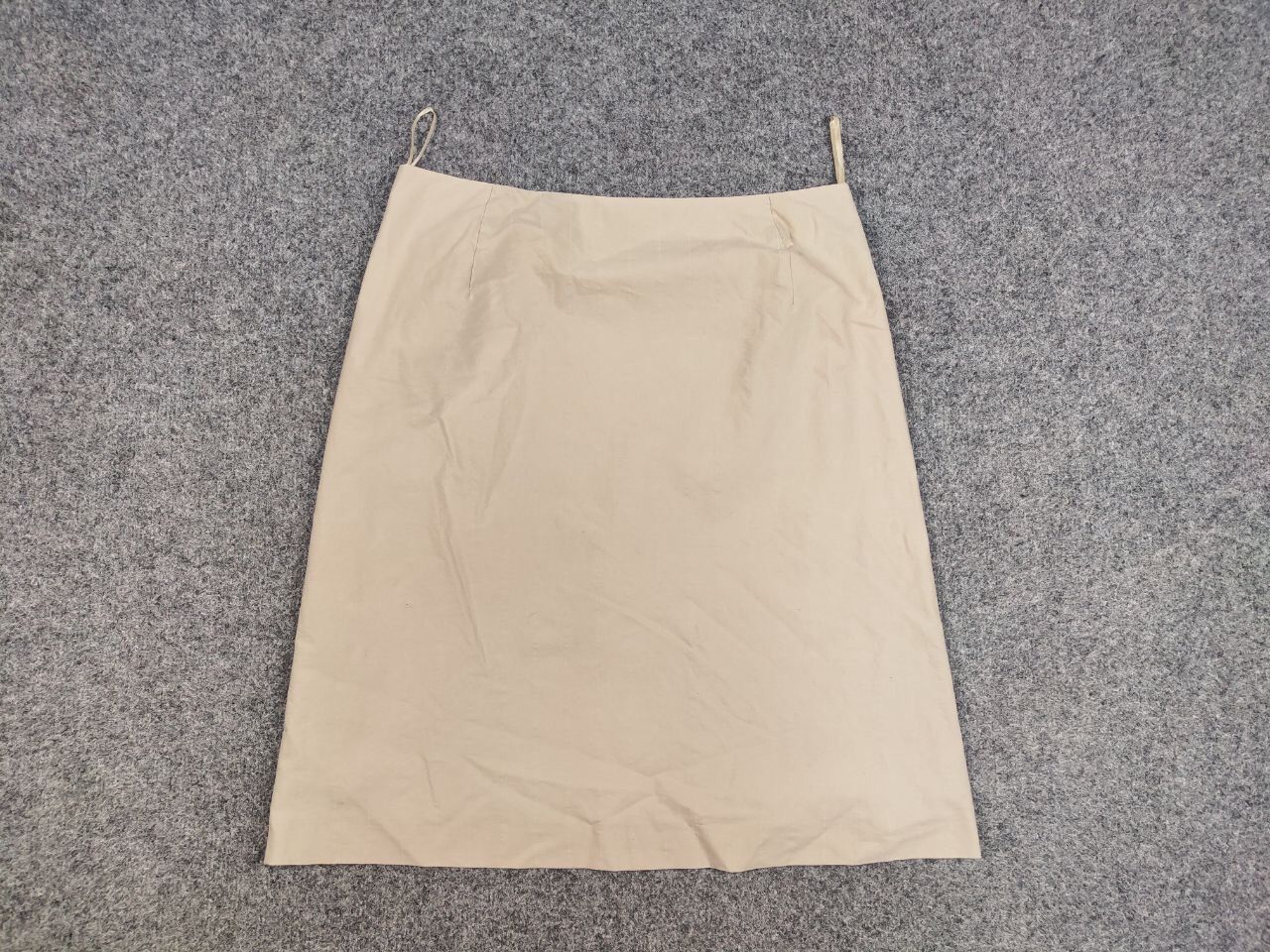 Jil Sander Vintage 90's Jil Sander Mid length skirt Beige Size 27" / US 4 / IT 40 - 8 Thumbnail