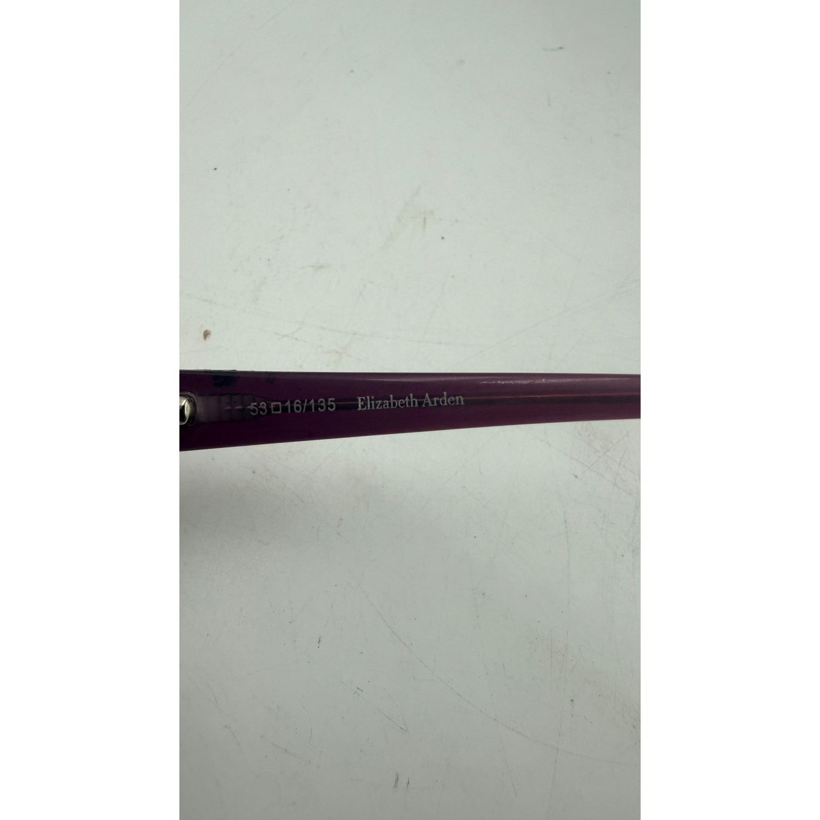 Other Elizabeth Arden Eyeglasses Frame EA6060-2 Purple Tortoise Size ONE SIZE - 4 Thumbnail