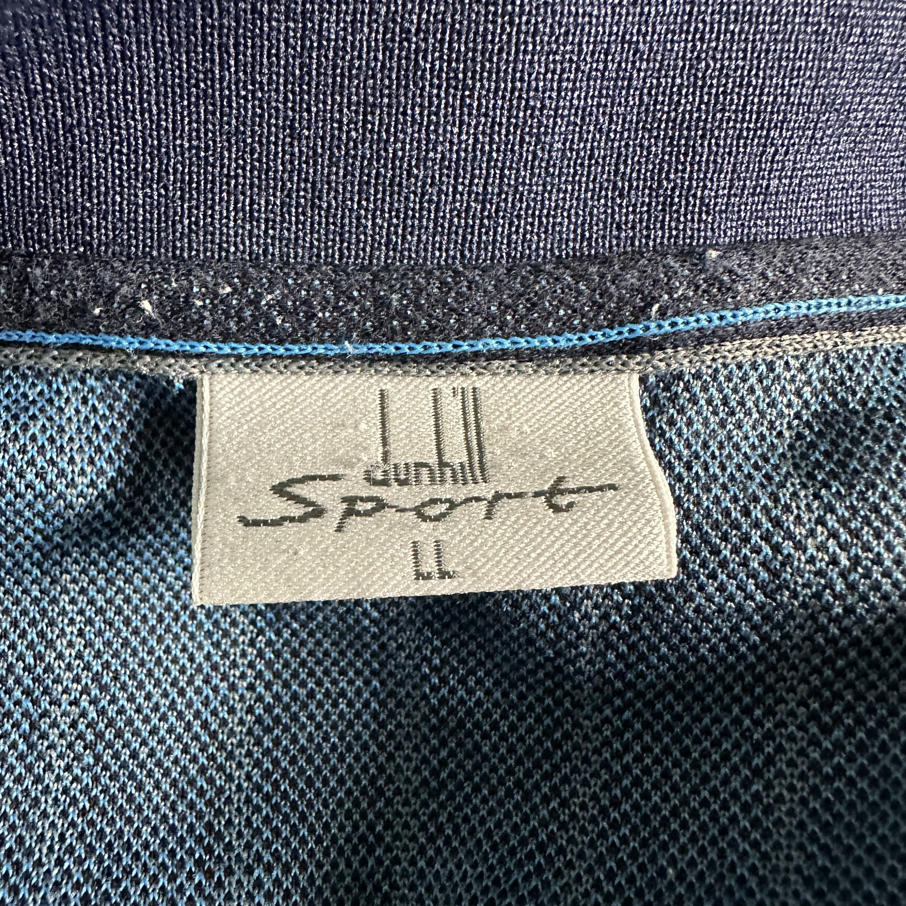 Alfred Dunhill 🔥RARE🔥Vintage Dunhill Sport Stripes Half-Zip Polo Shirt Size US XL / EU 56 / 4 - 5 Thumbnail