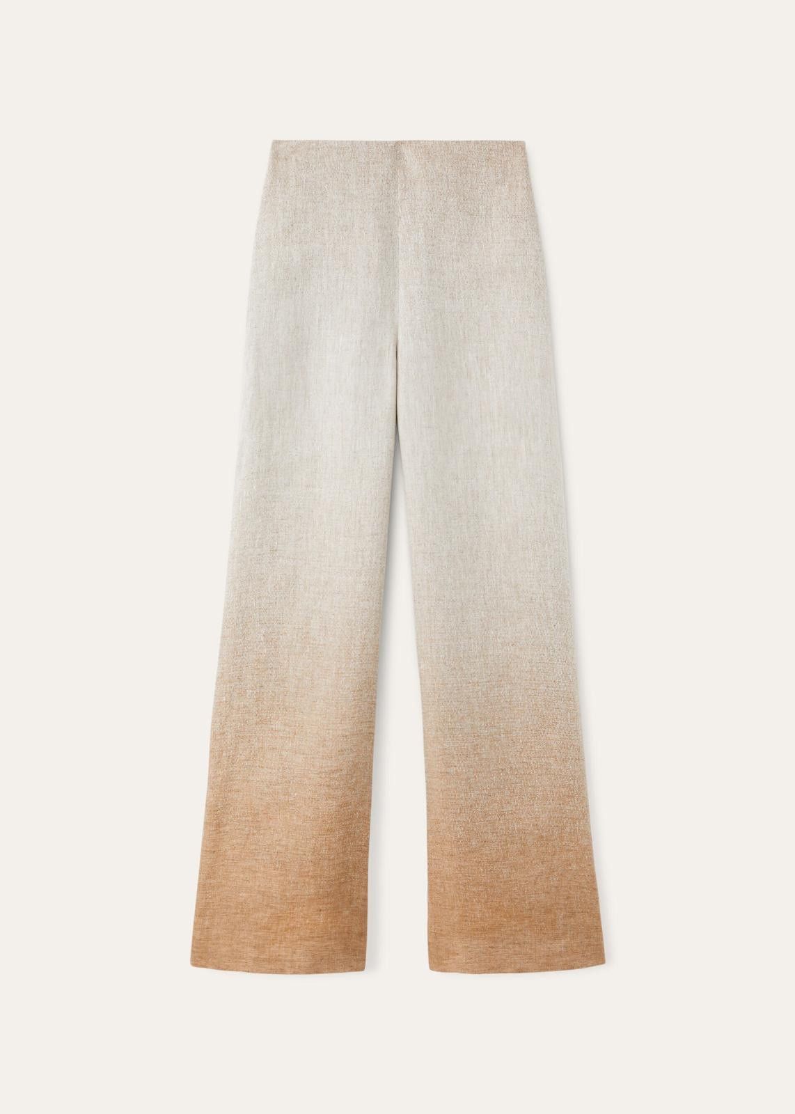 Loro Piana o1srvl11e0425 FAO0884 Aiden Trouser in Grey & Beige Size 27" / US 4 / IT 40 - 1 Thumbnail