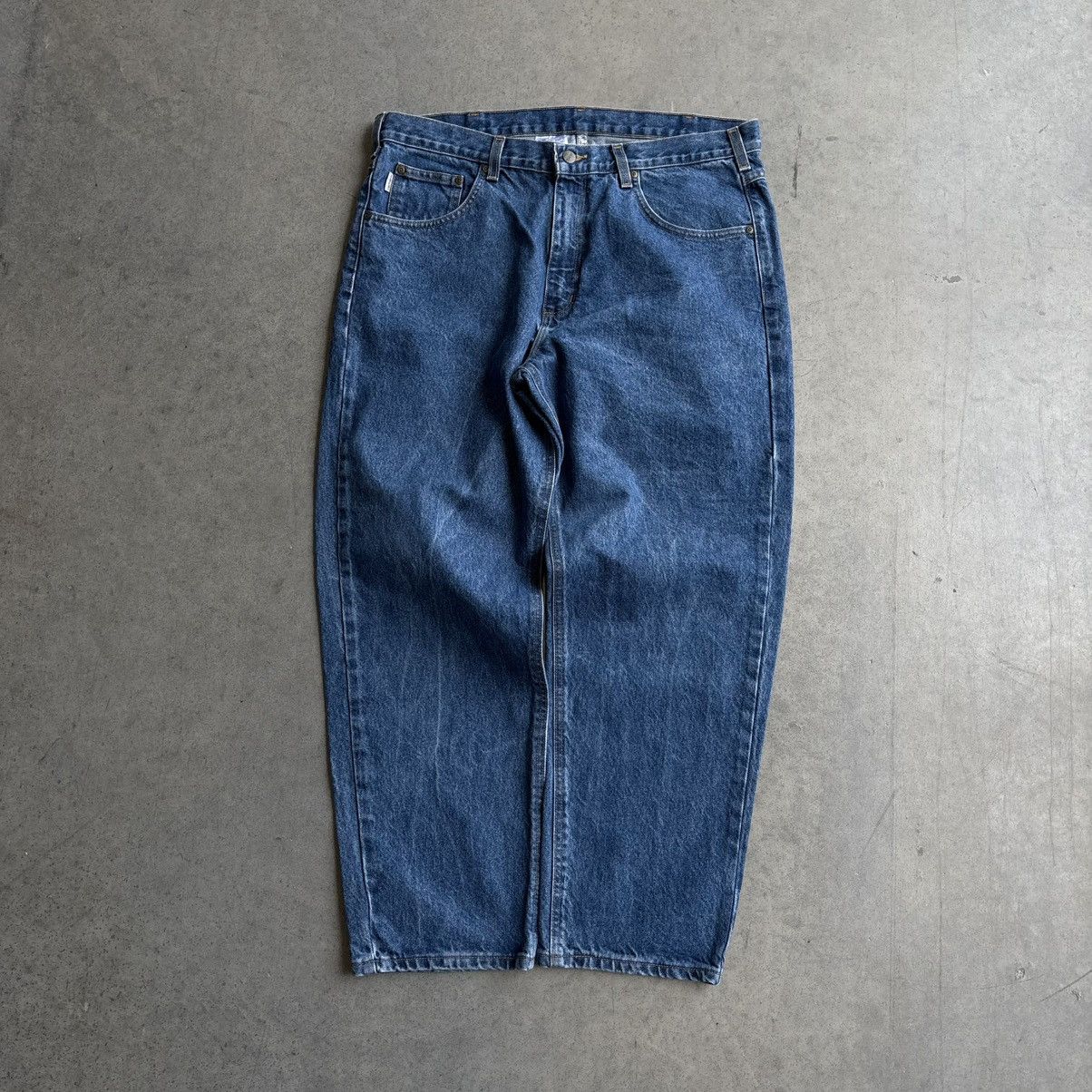Carhartt × Vintage Vintage Carhartt Denim Jeans Baggy Skater Pants 38x28 Size US 38 / EU 54 - 8 Thumbnail