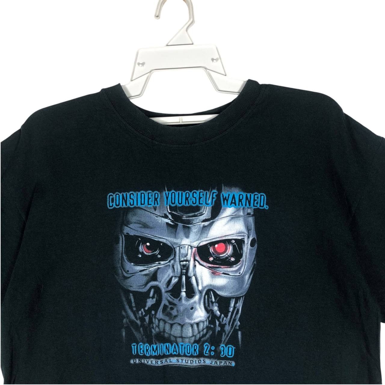 Vintage Vintage 90's Terminator 2 T2-3D T- Shirt Size US L / EU 52-54 / 3 - 2 Thumbnail