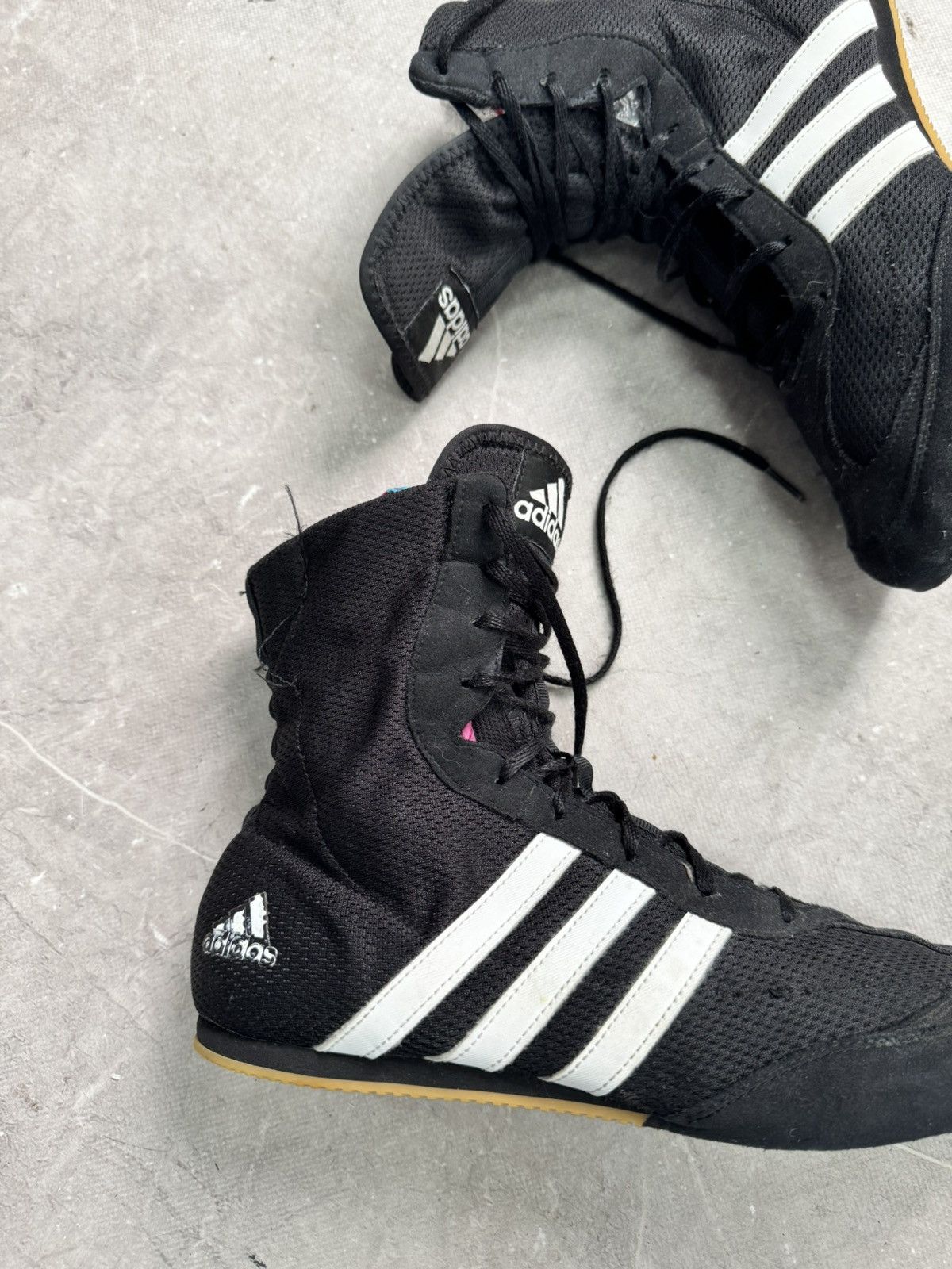 Adidas Adidas Y-3 style boxing moto fashion boots shoes y2k Size US 11.5 / EU 44-45 - 2 Thumbnail