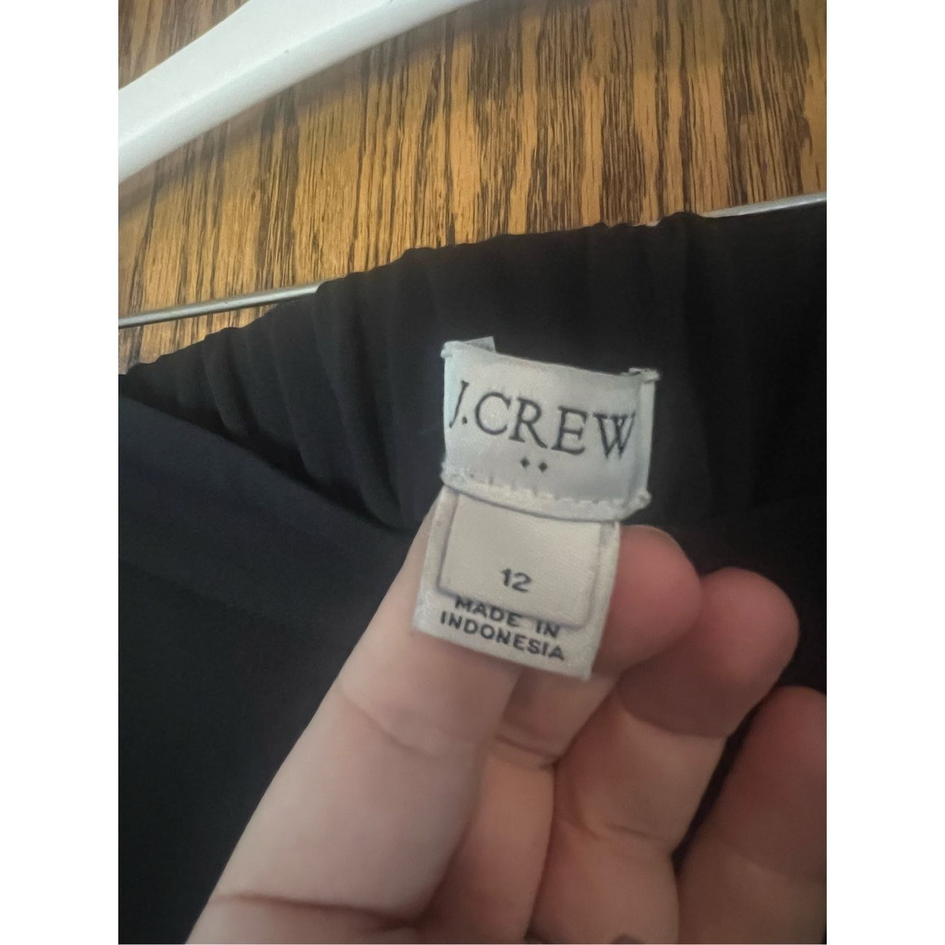 Other J. Crew Black Dress Pants Woman’s Size 12 100% Polyester Size 34" / US 12 / IT 48 - 7 Thumbnail
