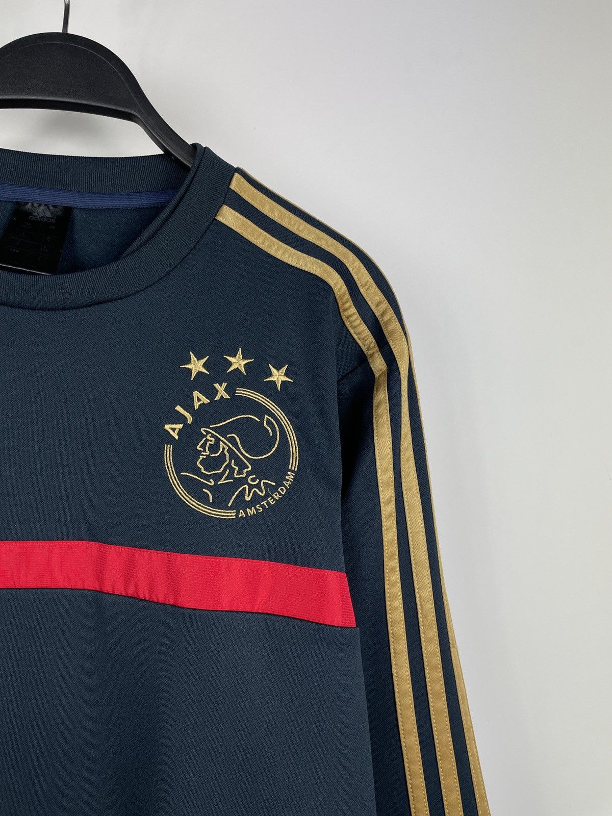 Adidas × Vintage Vintage Adidas Ajax Amsterdam Football Sweatshirt Size US S / EU 44-46 / 1 - 6 Thumbnail