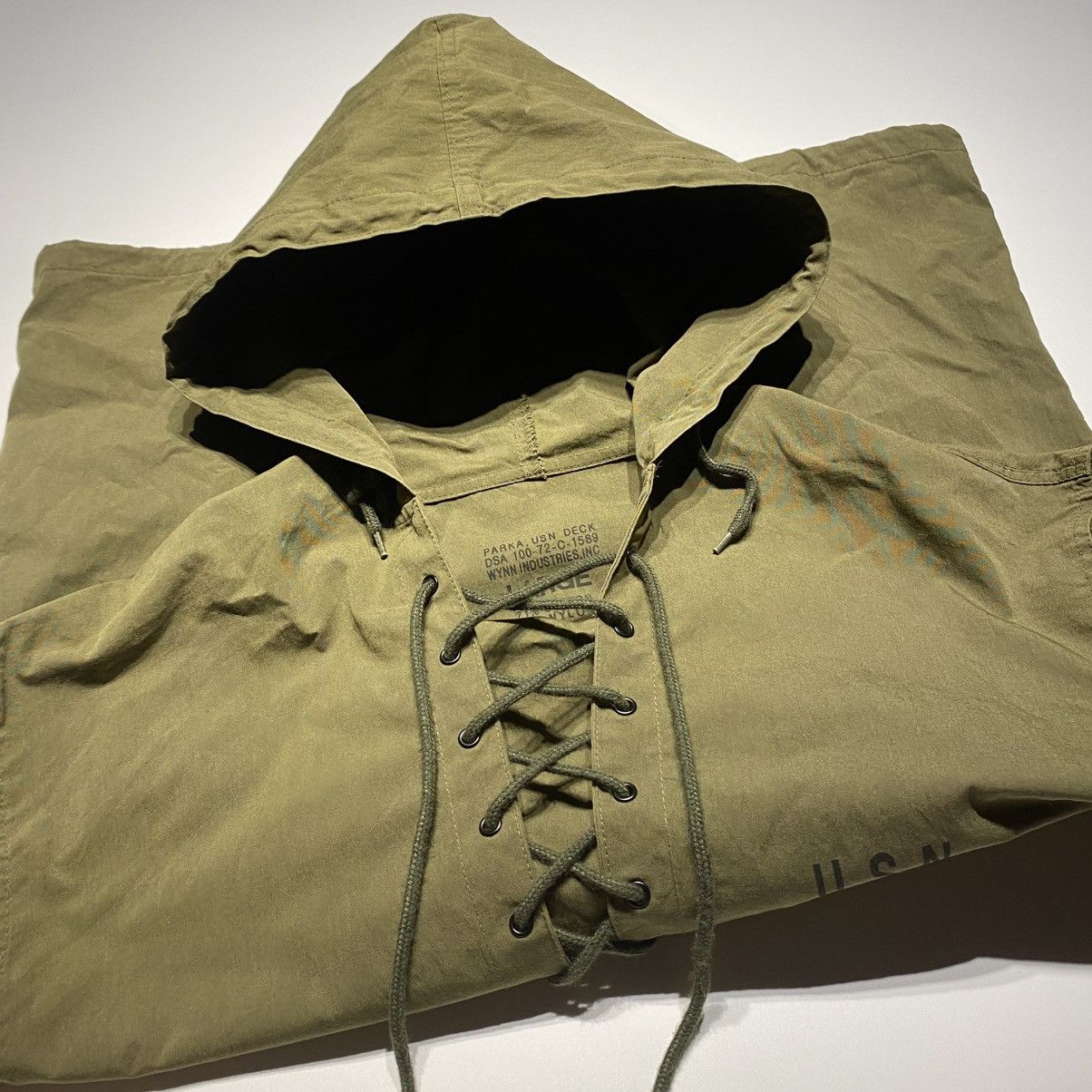 Other VINTAGE 1972 USN Military Deck Parka Anorak Jacket Size US L / EU 52-54 / 3 - 9 Thumbnail