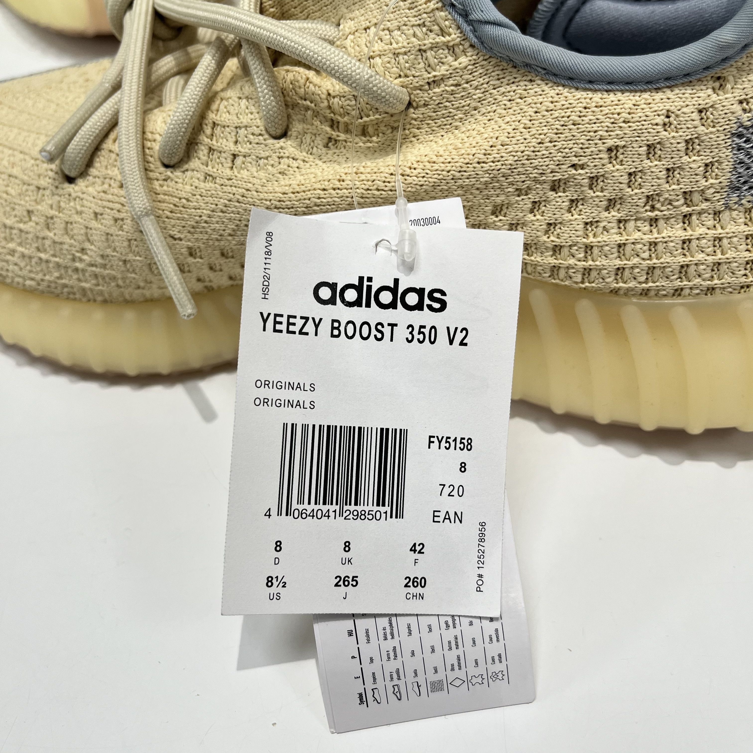 Adidas Adidas Yeezy Boost 350 V2 Linen Size US 8.5 / EU 41-42 - 14 Thumbnail
