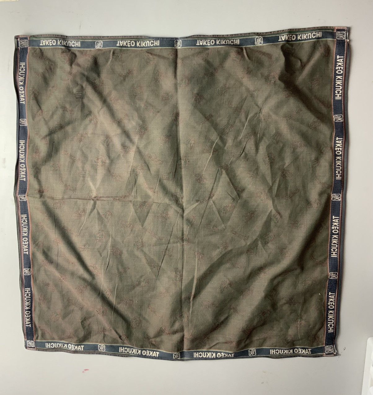 Takeo Kikuchi Takeo Kikuchi Monogram Japan Handkerchief Bandana Size ONE SIZE - 4 Thumbnail