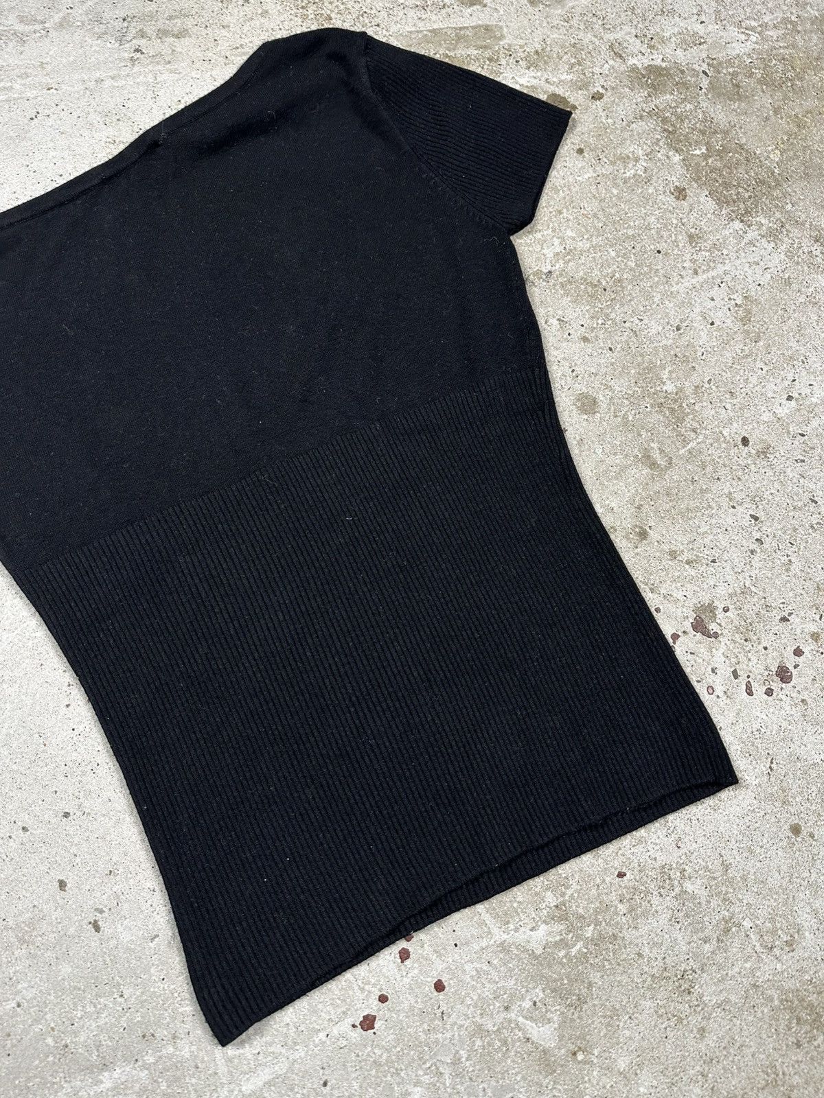Japanese Brand Vintage Y2K Kookai Black Asymmetrical Top Blouse Size M / US 6-8 / IT 42-44 - 8 Thumbnail