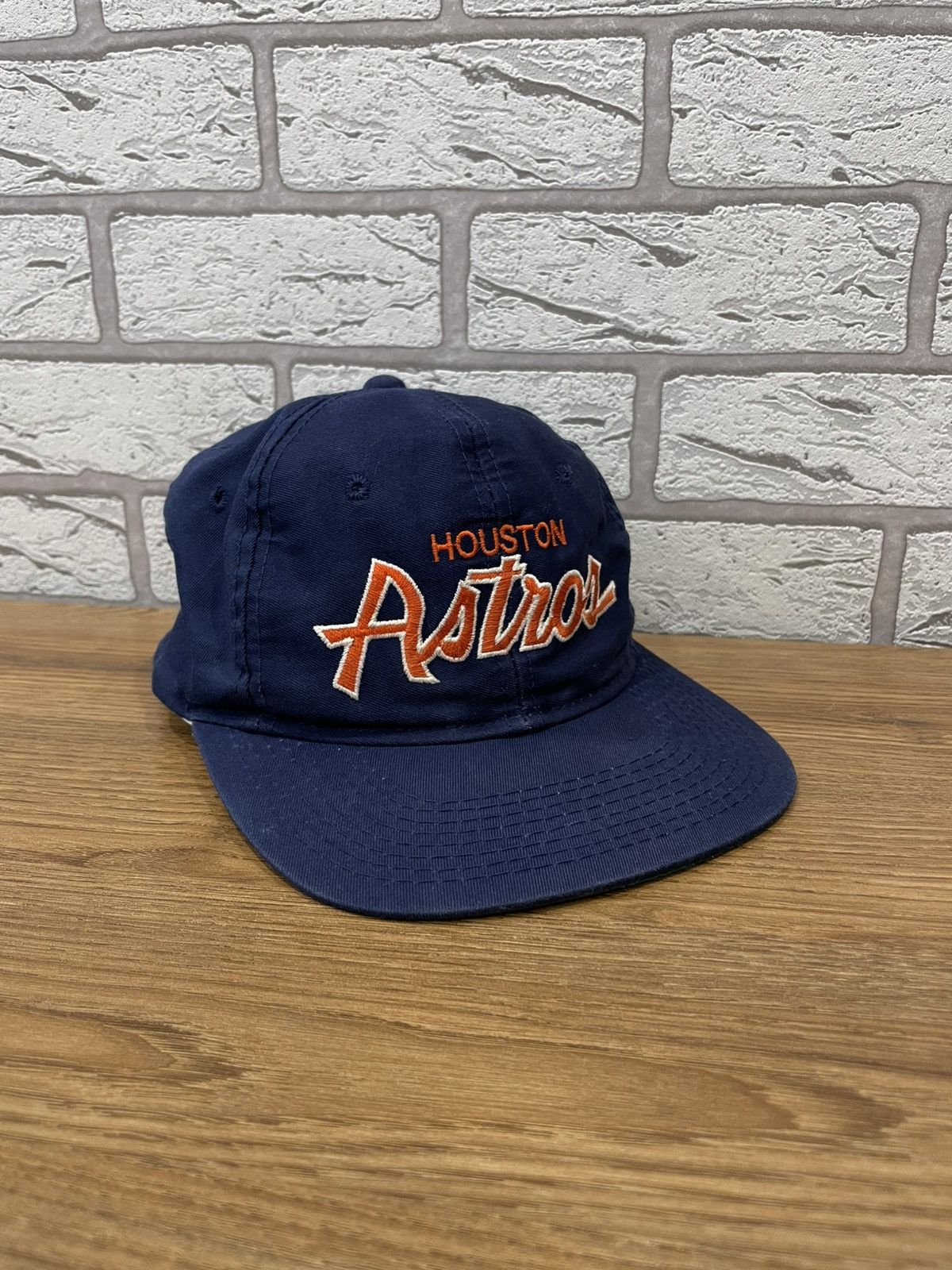 Vintage Vintage 80s 90s Houston Astros Snapback Hat cap MLB Osfa NWT Size ONE SIZE - 1 Thumbnail