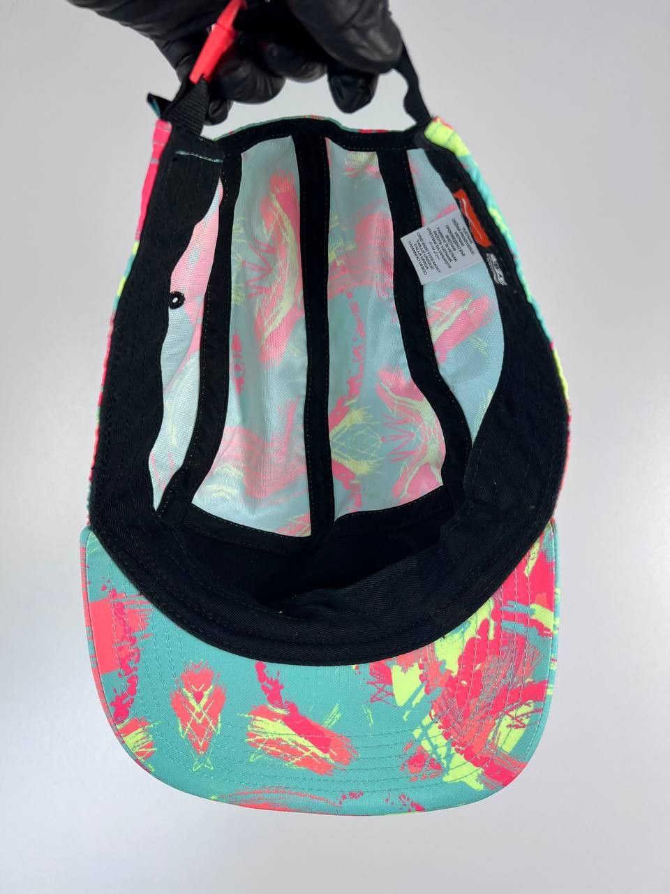 Nike Nike AW84 5 Panel Cap Multicolor Abstract Pattern ONE SIZE Size ONE SIZE - 3 Thumbnail