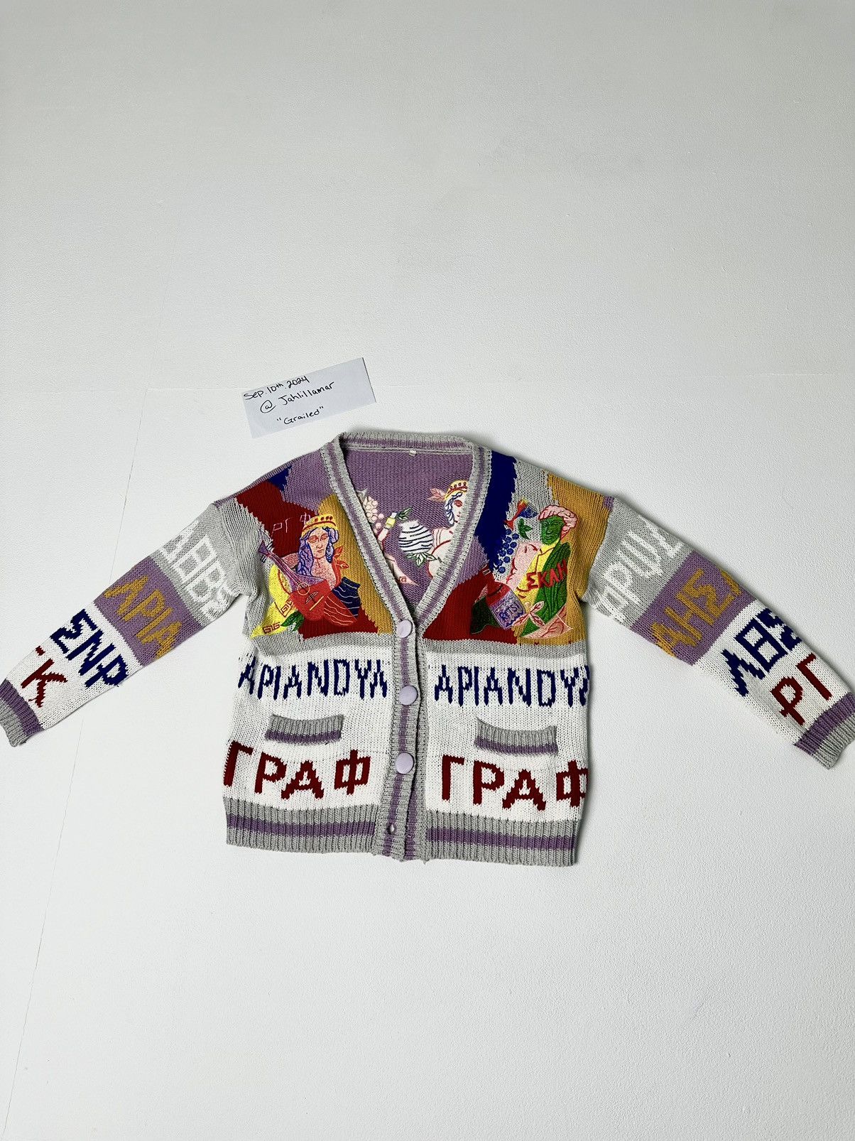 Japanese Brand Knitt Sweater Size US L / EU 52-54 / 3 - 3 Thumbnail