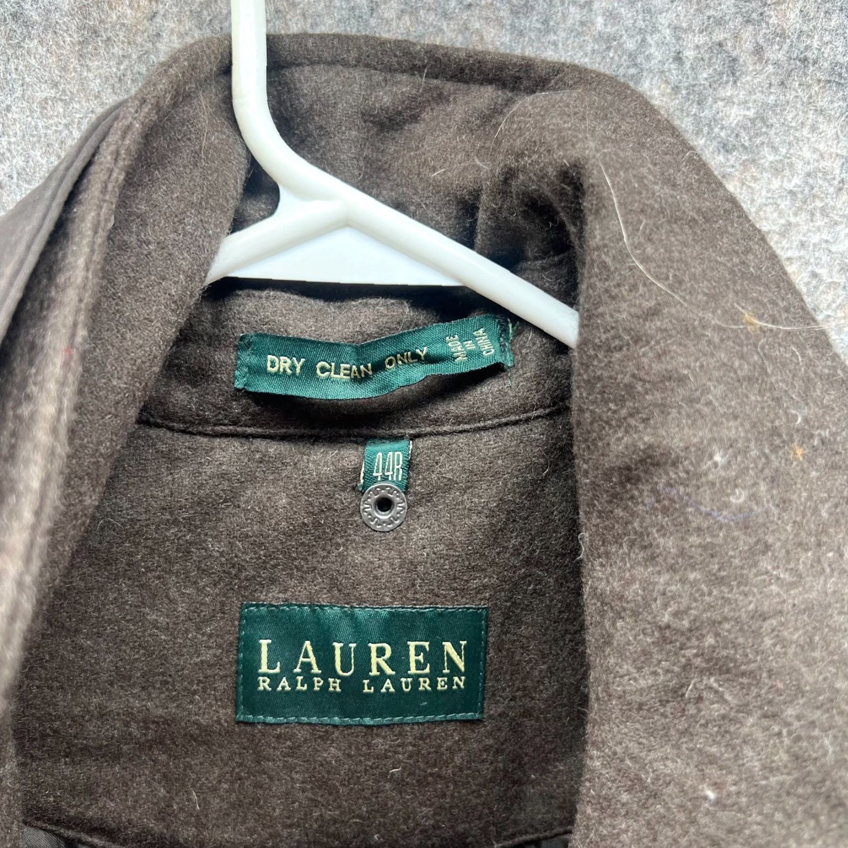 Ralph Lauren Lauren Ralph Lauren Coat Mens 44R Brown Wool Blend Long Overcoat Jacket Size US S / EU 44-46 / 1 - 5 Thumbnail