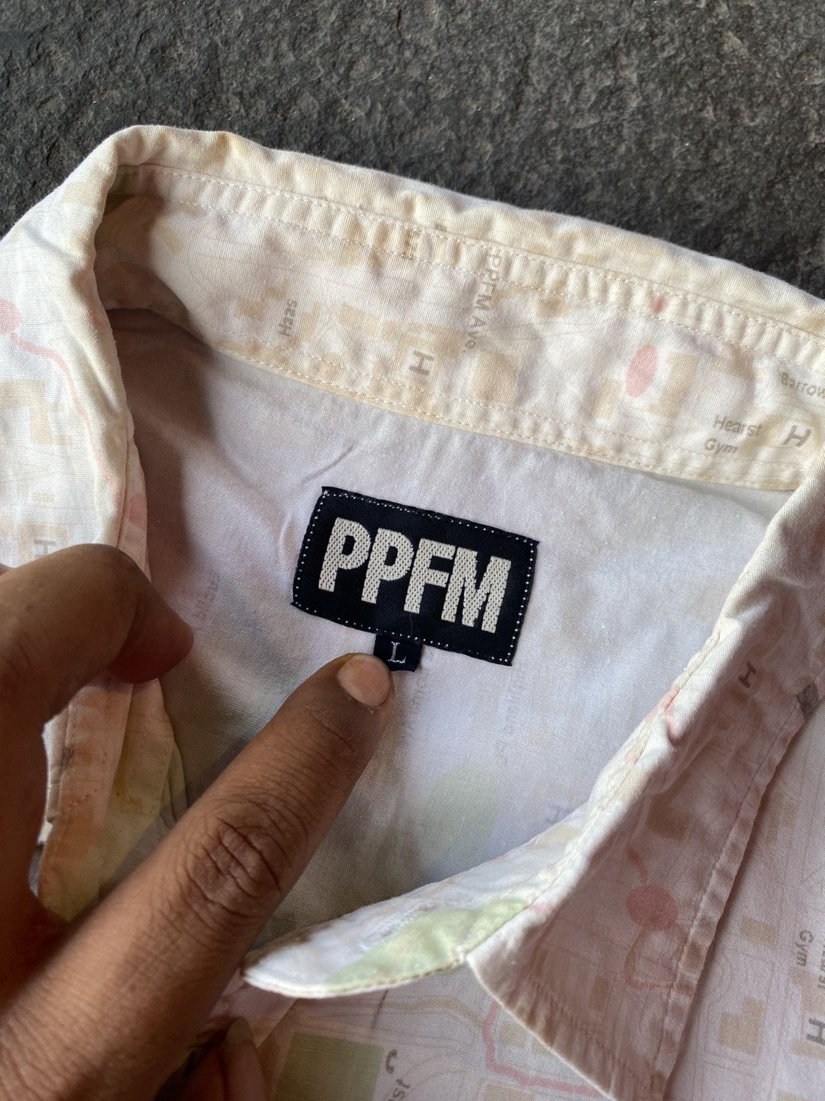 PPFM 💸BINDING OFFER💸 PPFM AVE MAPS SHIRTS BUTTON UPS Size US L / EU 52-54 / 3 - 4 Thumbnail