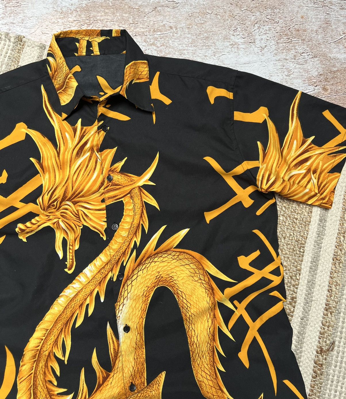 Japanese Brand Vintage Japanese dragons shirt Size US L / EU 52-54 / 3 - 3 Thumbnail