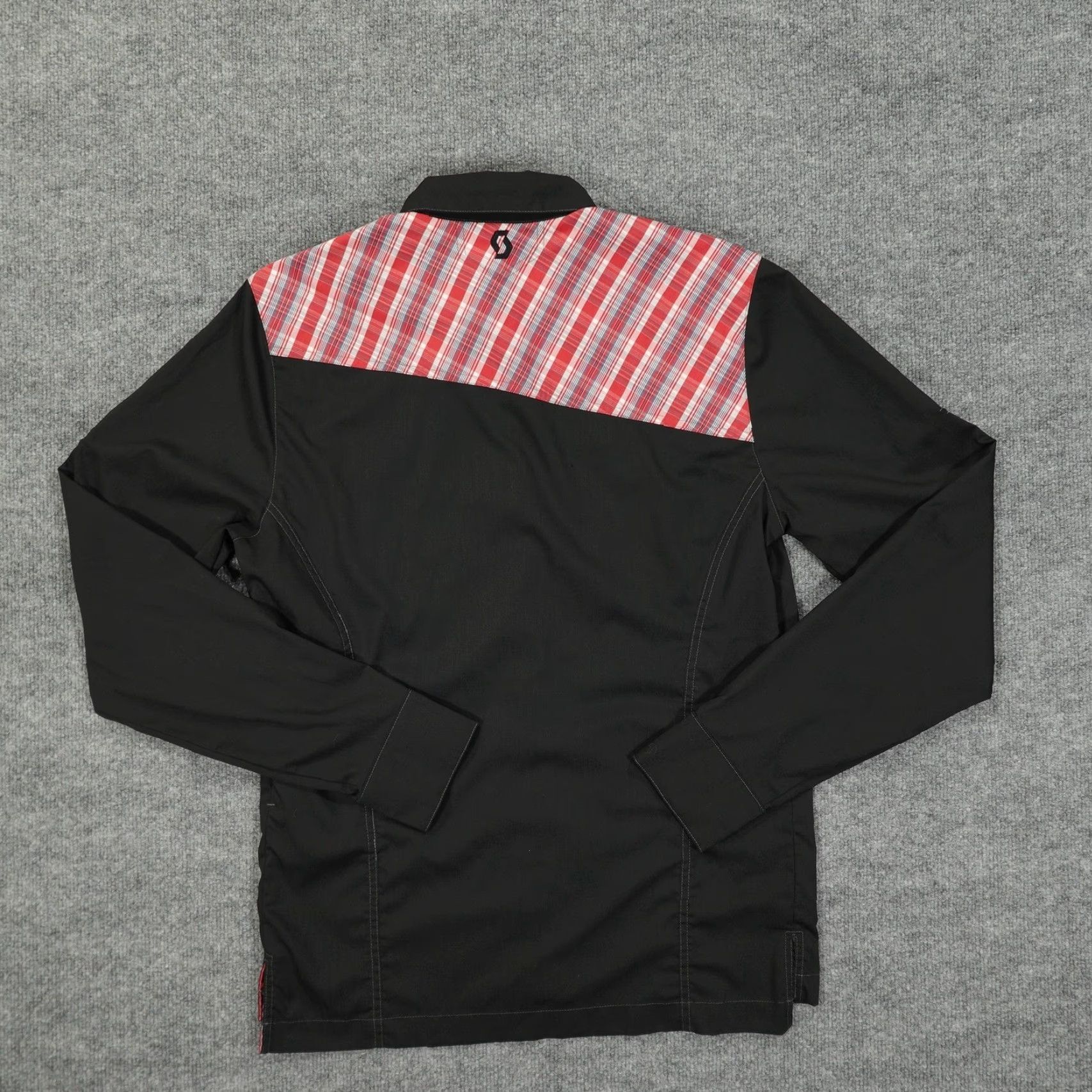 Vintage Scott Sports Shirt Mens Medium Black Red Plaid Western Yoke Button-Down Casual Shirt Size US M / EU 48-50 / 2 - 6 Thumbnail