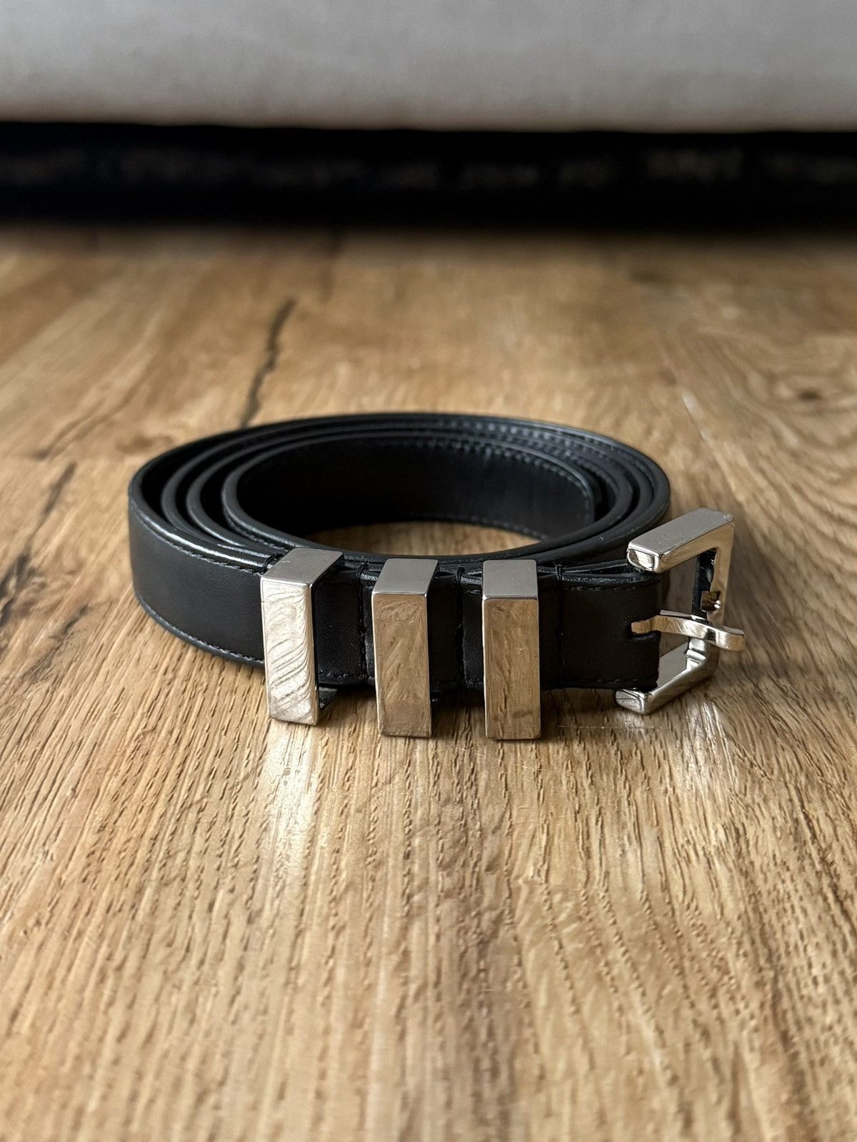 Saint Laurent Paris Saint Laurent Paris Trois Passants Belt