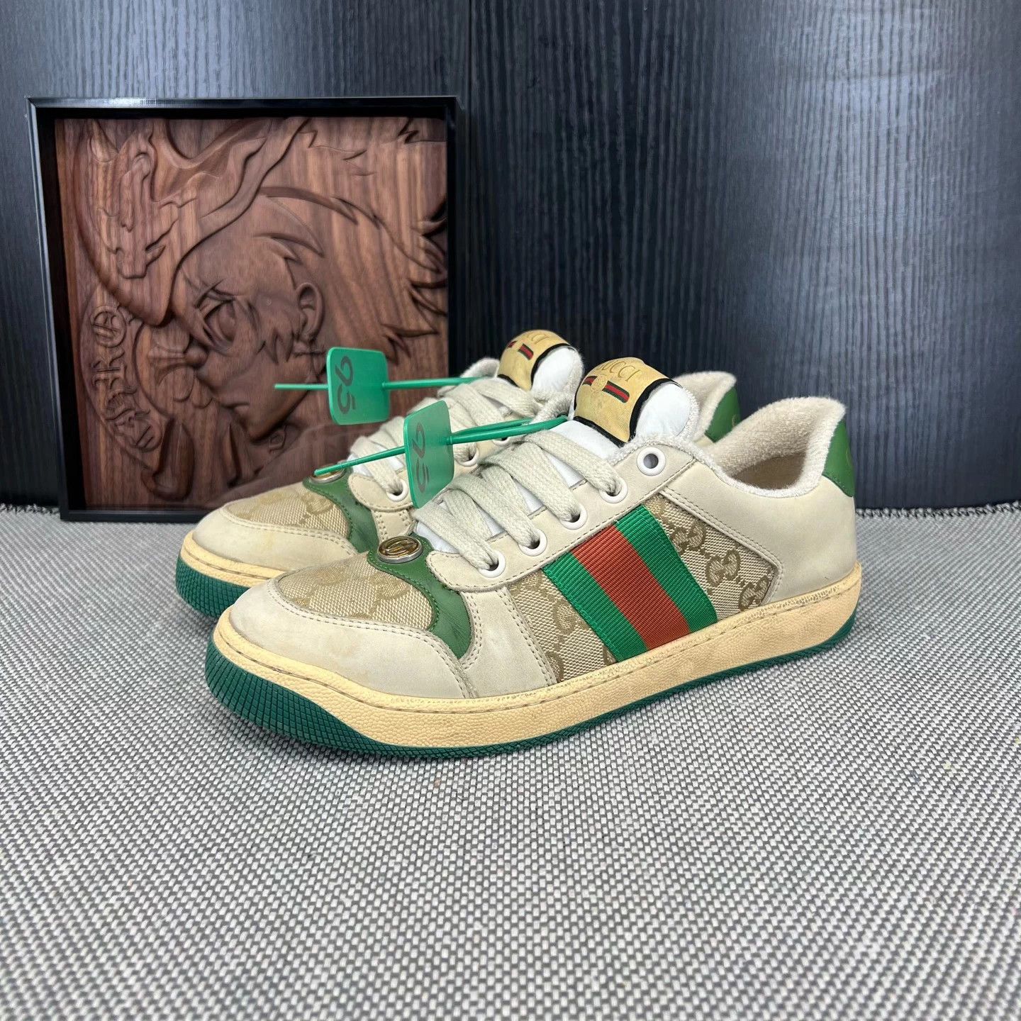 Gucci Gucci Rhyton Green Women's 36 New Worn 2x Size US 5 / IT 35 - 1 Thumbnail