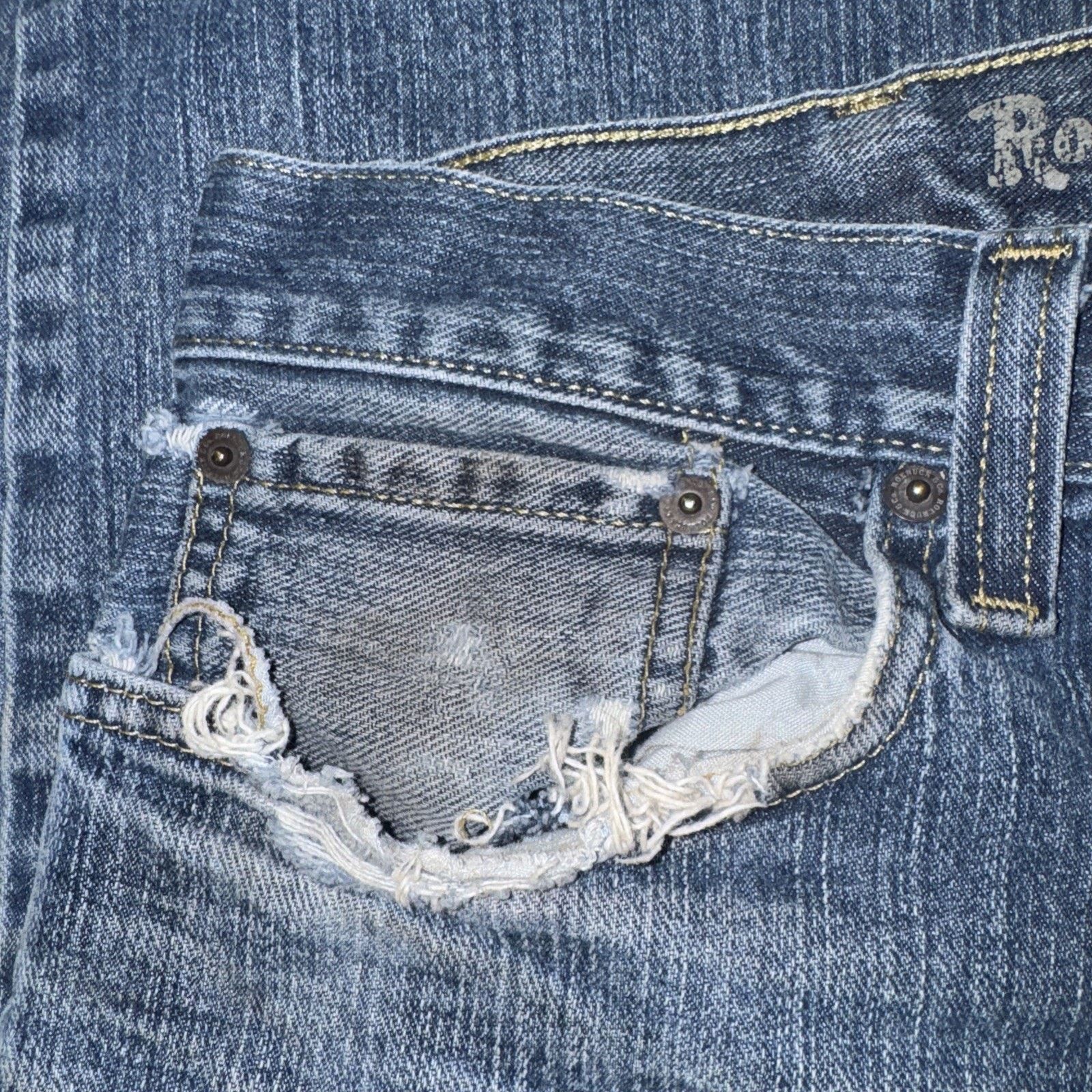 Sears × Vintage Roebuck And Co Slim Straight Denim Jeans 36x33 Size US 36 / EU 52 - 7 Thumbnail