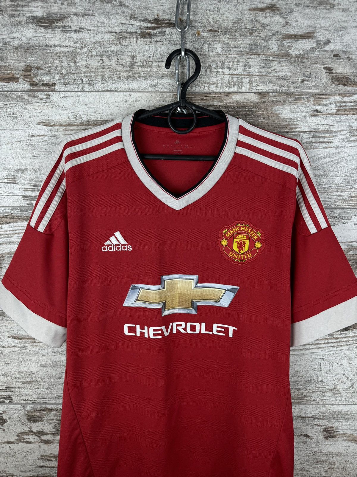 Adidas Mens Vintage Adidas Manchester United FC T-shirt jersey y2k Size US L / EU 52-54 / 3 - 2 Thumbnail