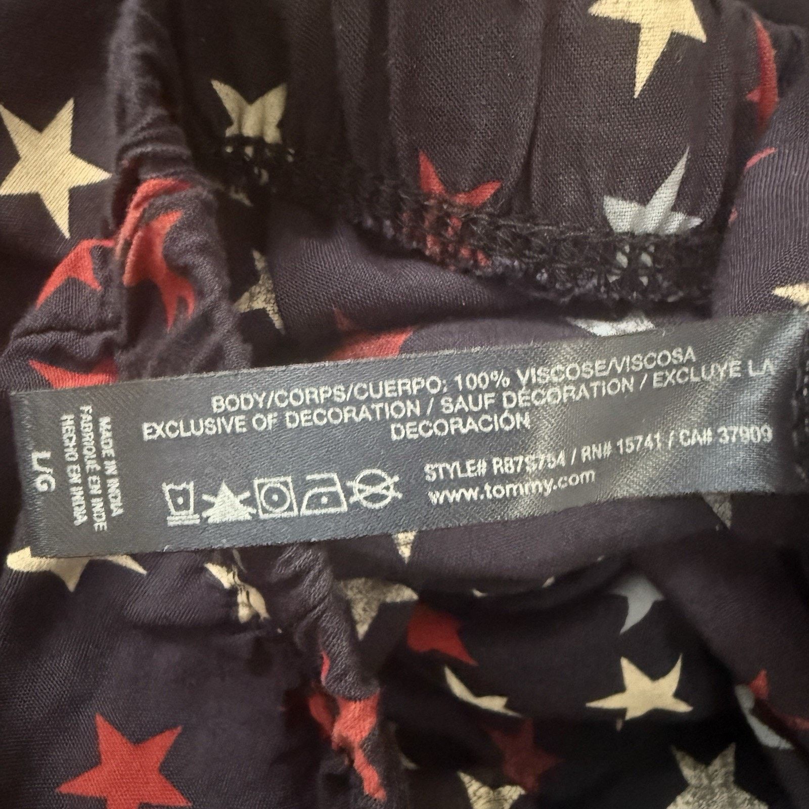 Tommy Hilfiger Tommy Hilfiger USA Star American Patriotic Shorts Pajamas Size ONE SIZE - 5 Thumbnail