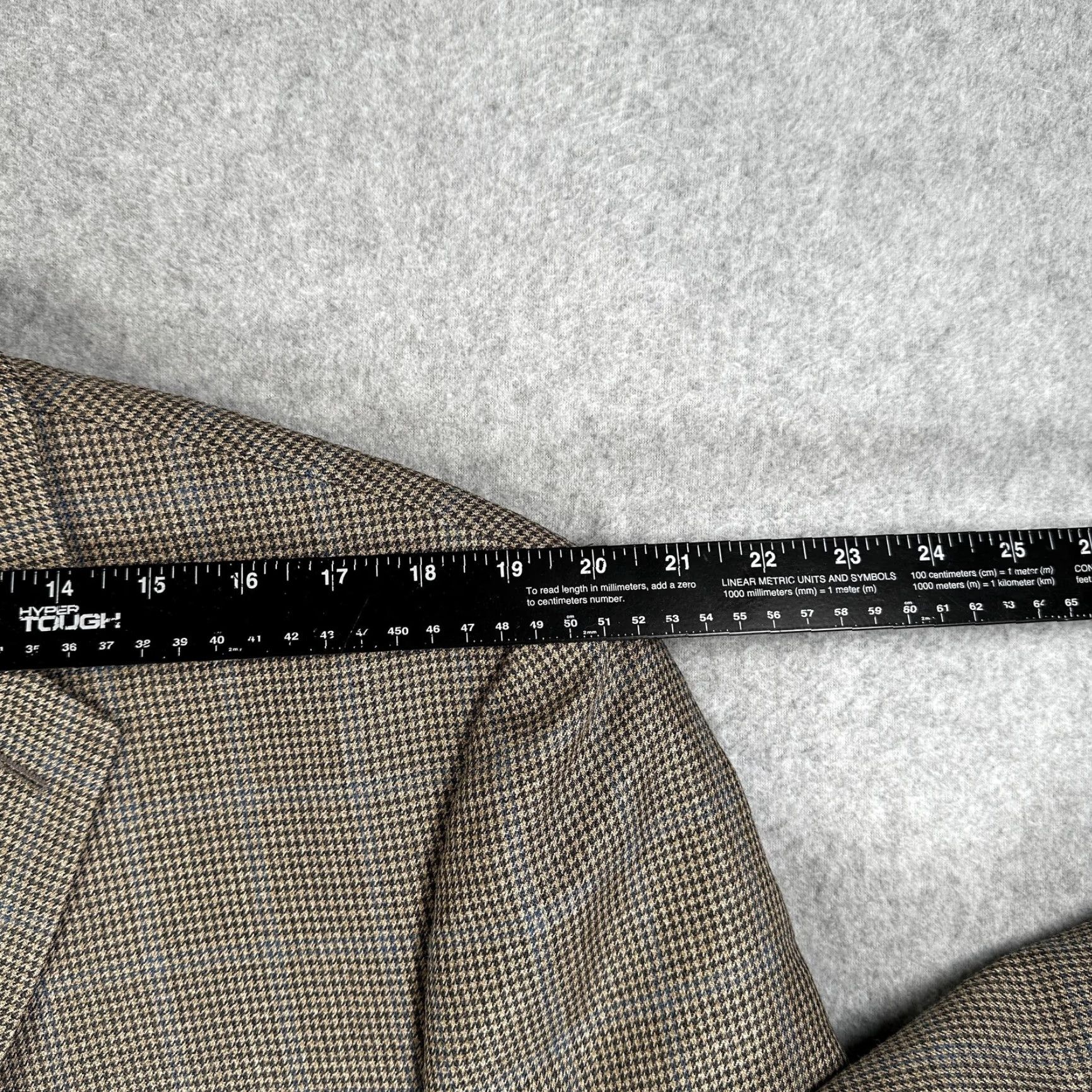 Ralph Lauren VINTAGE Ralph Lauren Blazer Sport Coat Mens 44 Brown Silk Wool Check Canada Tweed Size 44R - 5 Thumbnail