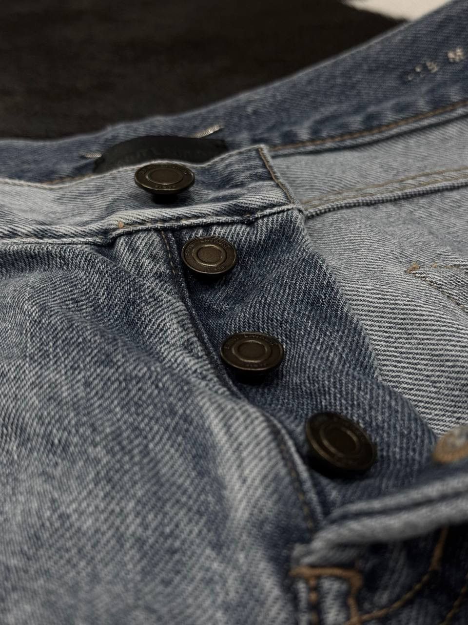 Saint Laurent Paris SS21 Saint Laurent SLIMFIT DIRTY BLUE Pants Size US 33 - 5 Thumbnail