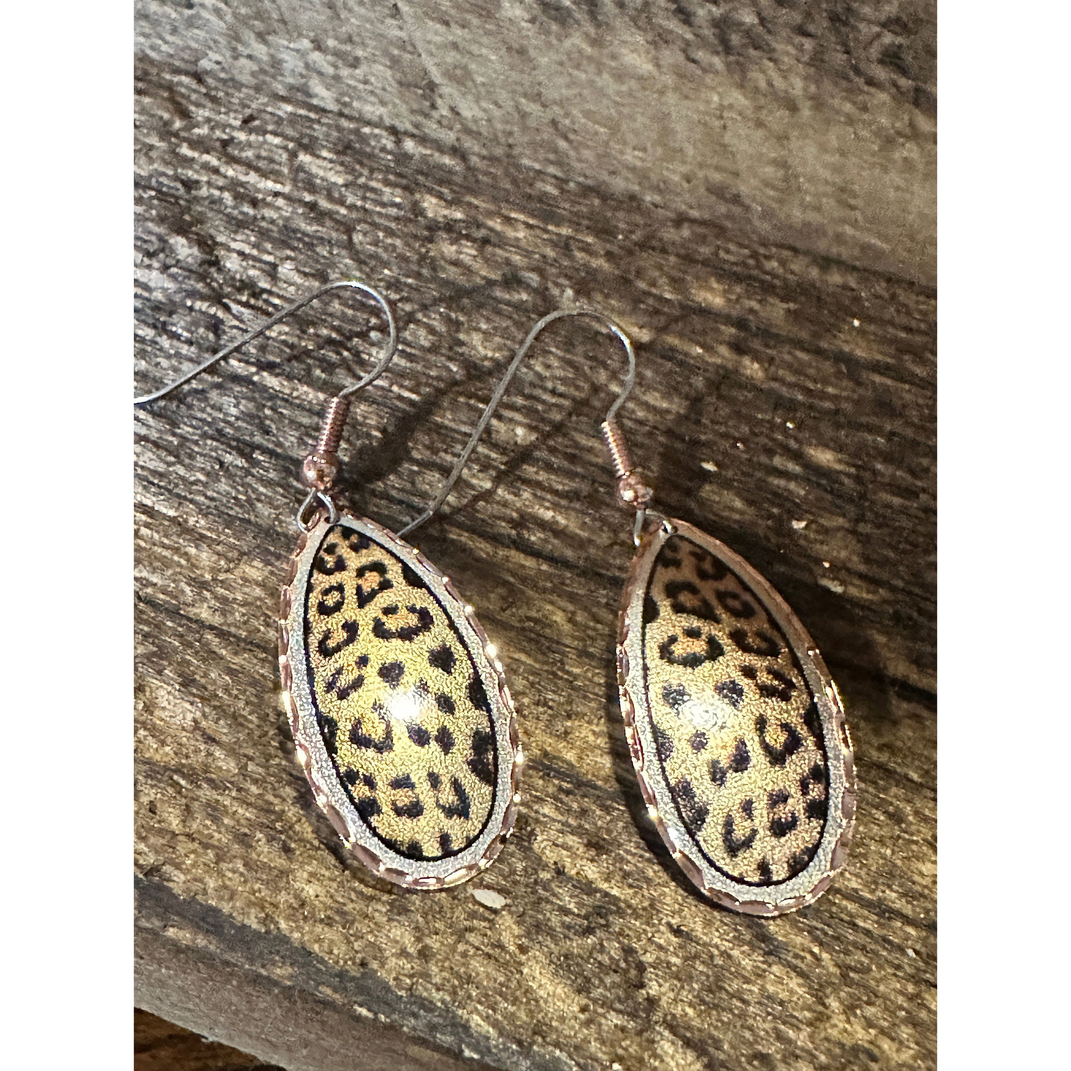 Other Handmade Boho Copper Earrings, Leopard Wire Drop Earrings, G Size ONE SIZE - 7 Thumbnail