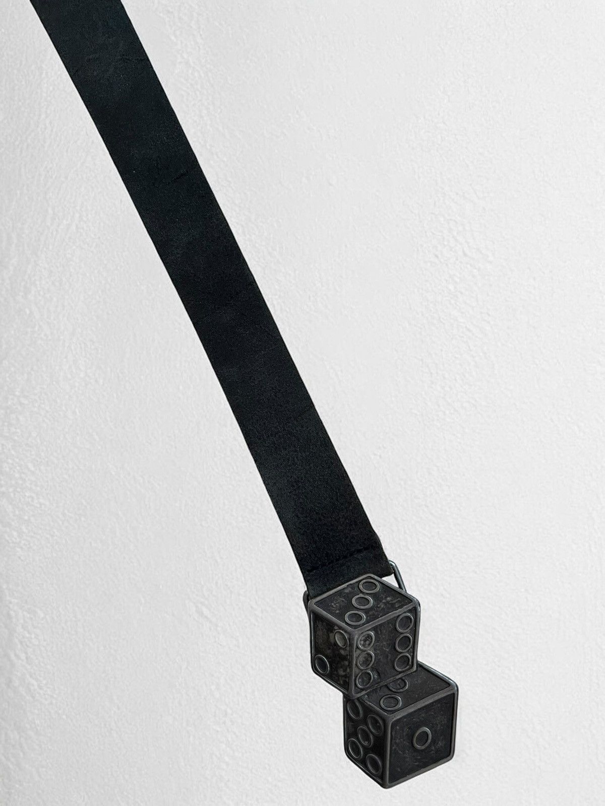 Vintage CASINO DICE METAL BELT FORTUNA LEATHER AVANT GARDE y2k Size ONE SIZE - 4 Thumbnail