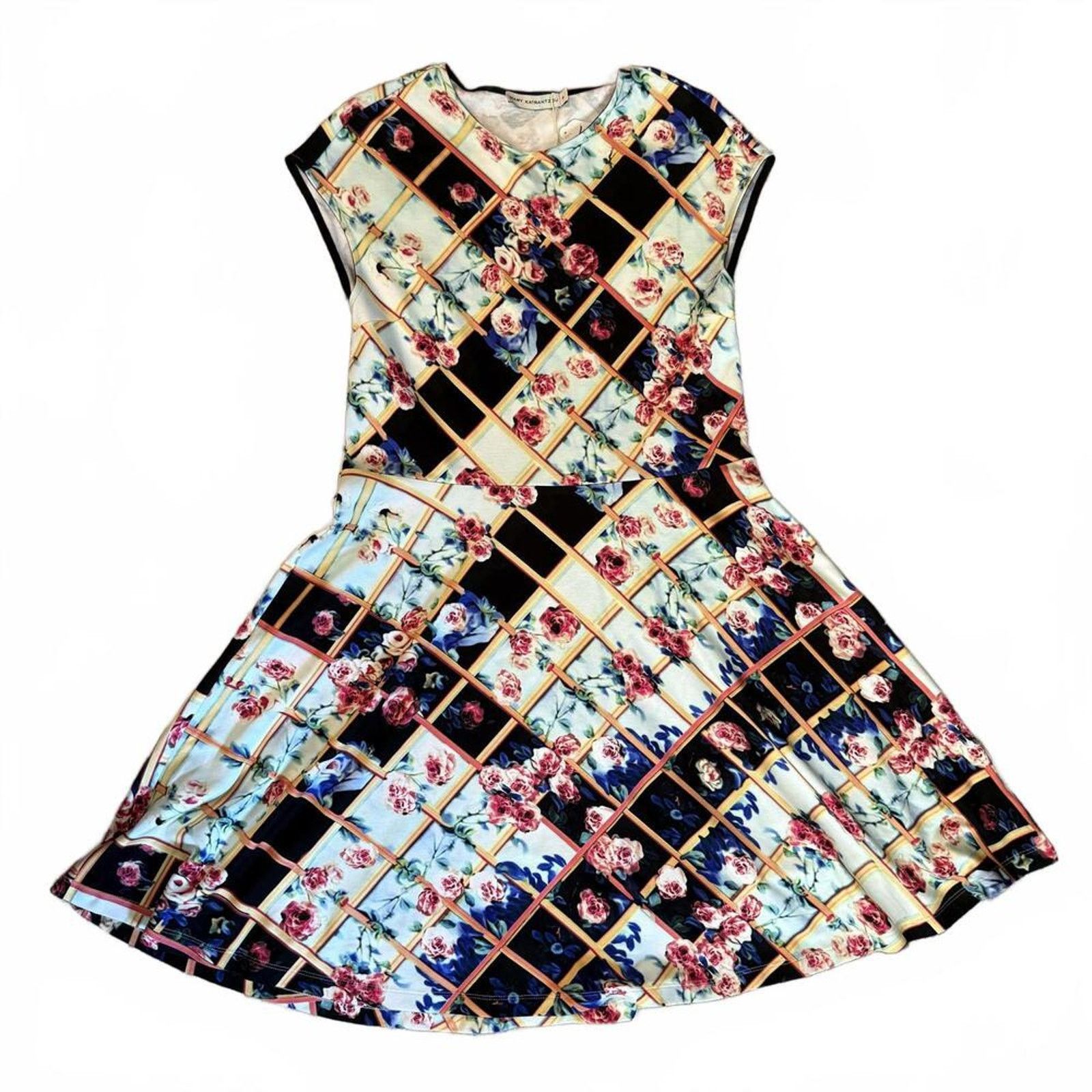 Mary Katrantzou Mary Katrantzou XL Fit & Flare Dress Resort 2014 NWOT Floral Size XL / US 12-14 / IT 48-50 - 1 Thumbnail