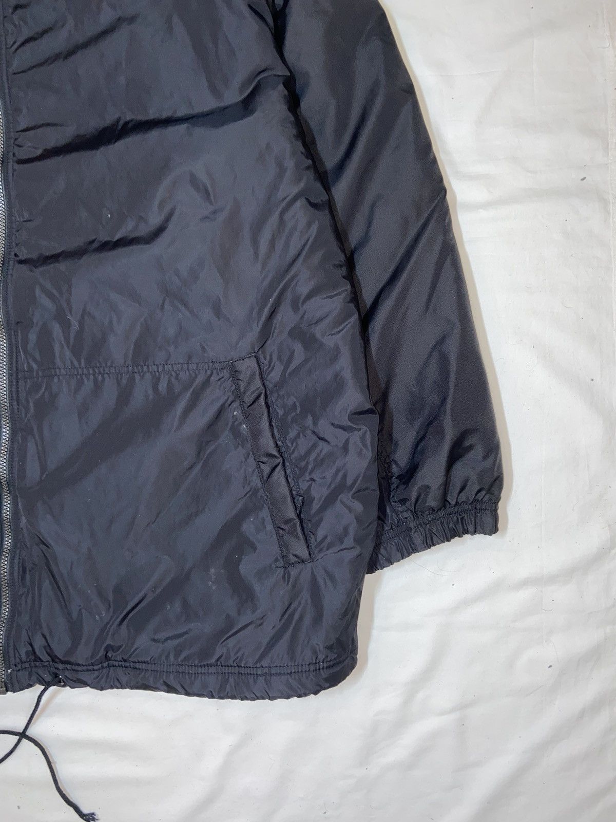 Nike × Vintage VINTAGE Y2K NIKE BIG LOGO LIGHT PUFFER JACKET SWOOSH DRILL Size US XL / EU 56 / 4 - 8 Thumbnail
