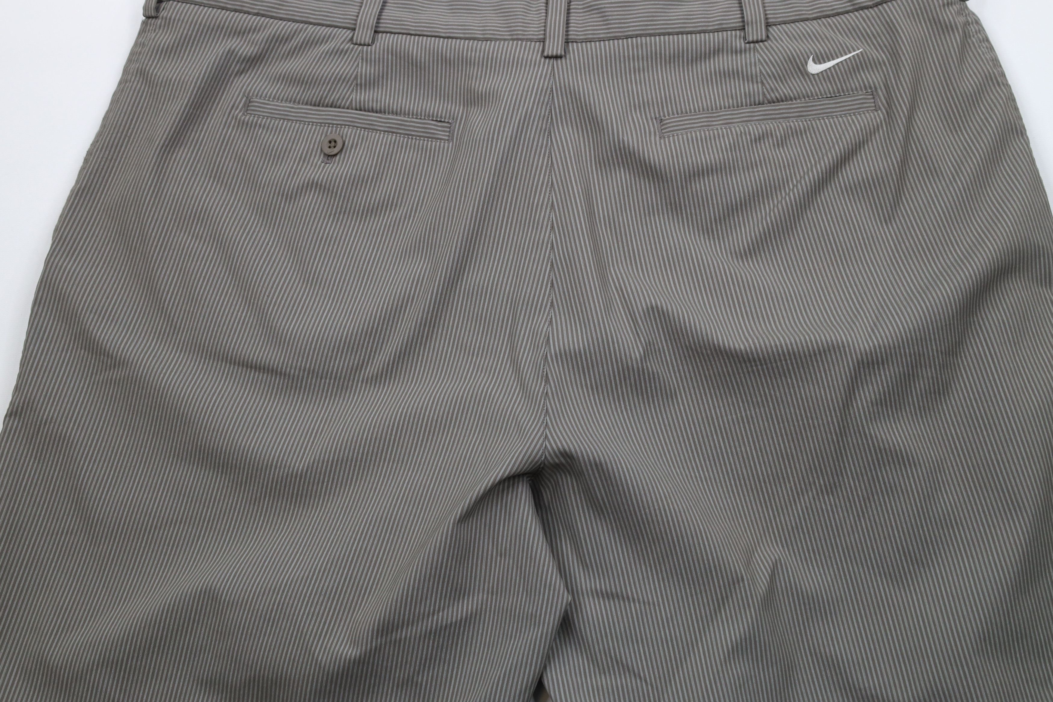 Nike × Vintage Nike Golf Flat Front Tech Golfing Golf Chino Shorts Gray Size US 42 / EU 58 - 10 Thumbnail