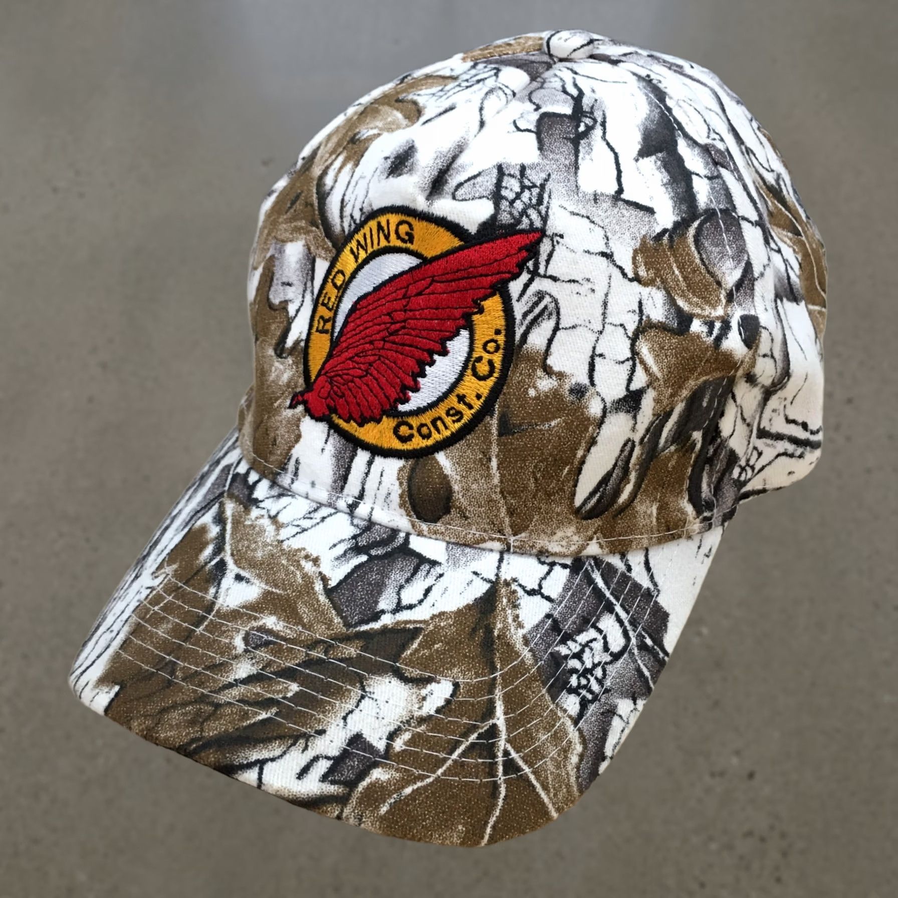 Red Wing Red Wing Construction Daystone Baseball Hat Mens White OS Embroidered Logo Size ONE SIZE - 1 Thumbnail