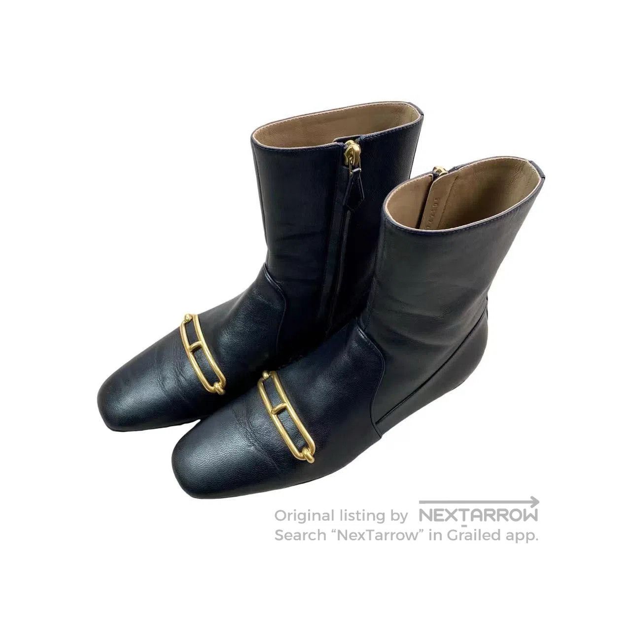 Hermes Hermes Goatskin booties for outdoor recreation| Size US 5.5 / IT 35.5 - 1 Thumbnail